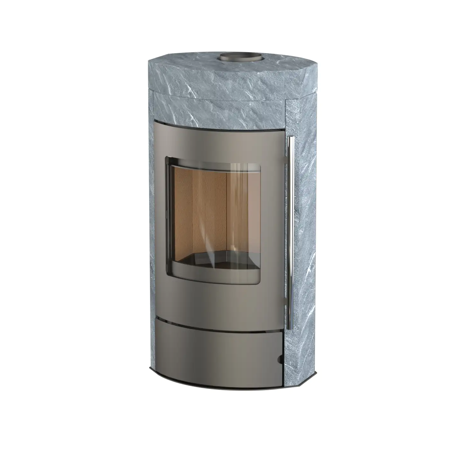 Thermia Kaminofen Ignis Mass Naturstein grau 8 kW Thermia Kaminofen Ignis Mass Naturstein grau 8 kW