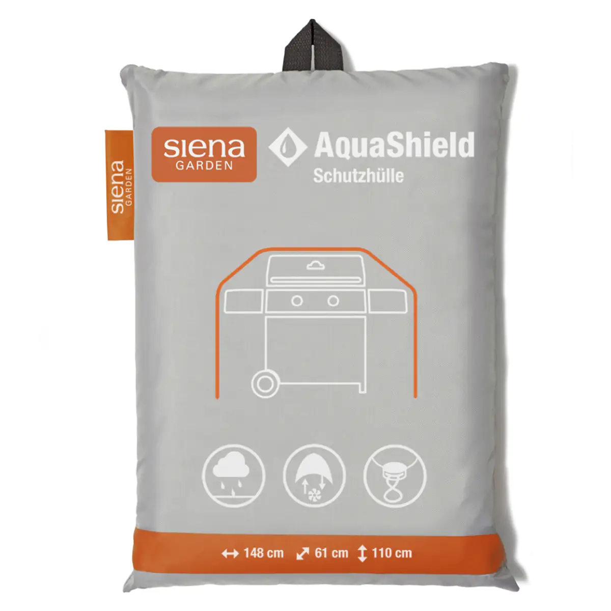 4055938018555 Siena Garden AquaShield Gas-Grillhülle 148 x 61 x 110 cm
