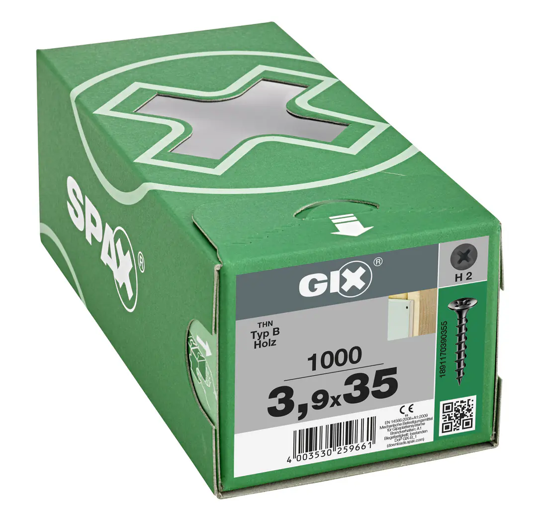Spax Trockenbauschrauben 3.9 x 35 mm PH 2 Grobgewinde - 1000 Stk.