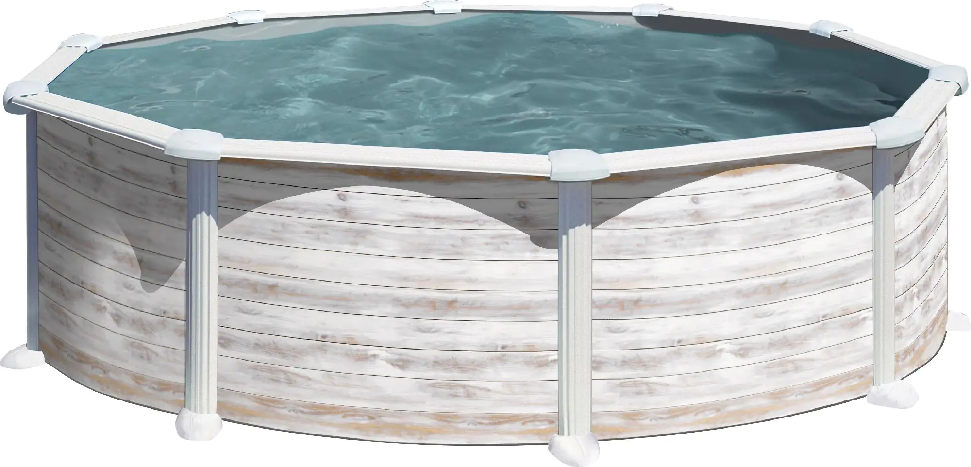 Gre Stahlwandpool rund mit Nordicoptik Ø 460 x 132 cm Gre Stahlwandpool rund mit Nordicoptik Ø 460 x 132 cm