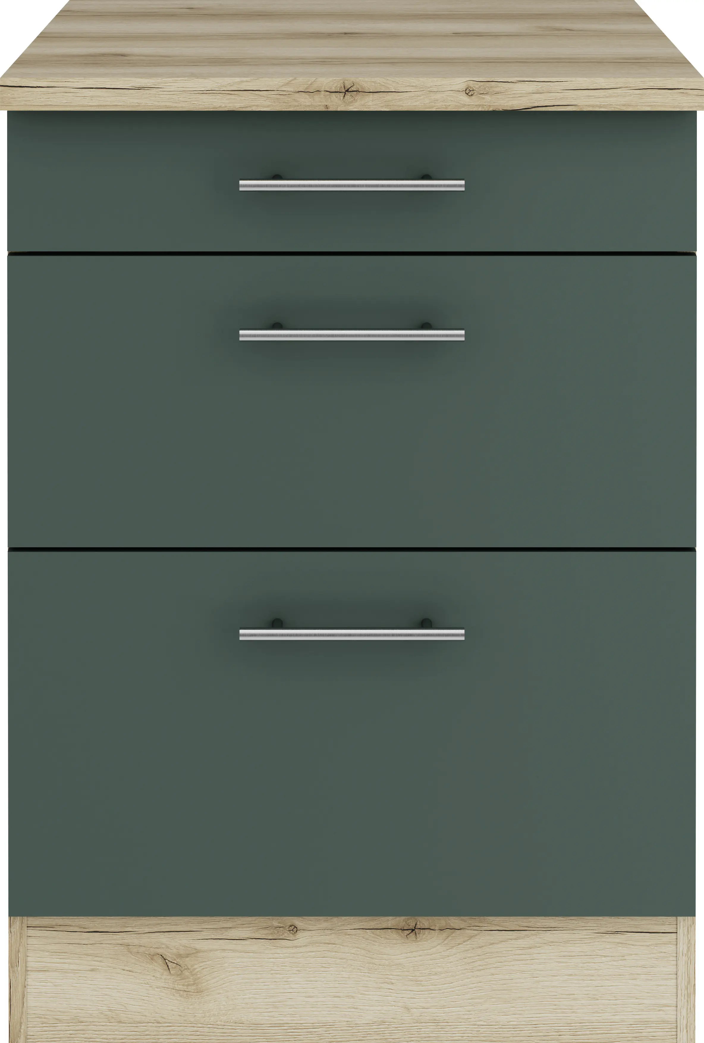 Optifit Unterschrank Savona 405 steingrün/eiche 60 cm