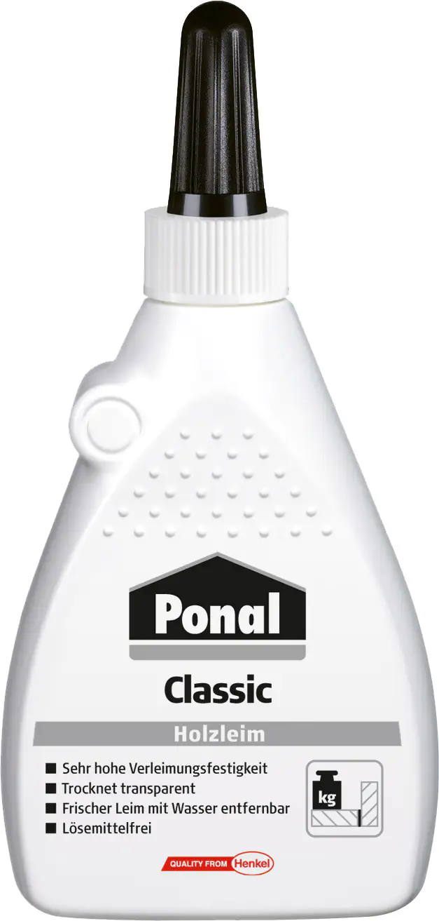4015000088732_928972 Ponal Holzleim Classic 120 g Flasche, trocknet transparent
