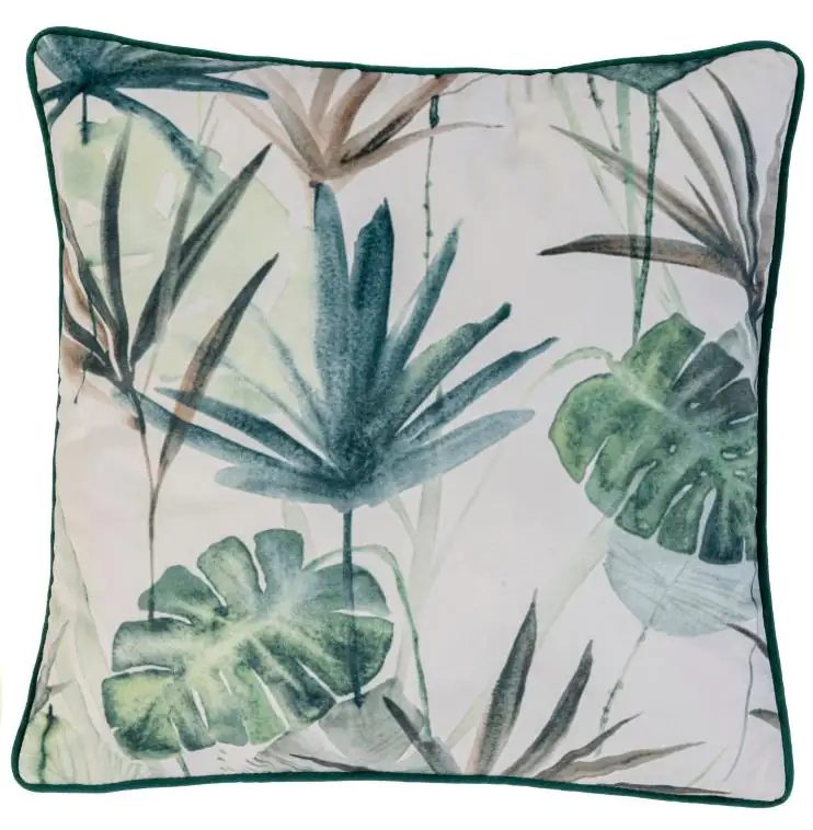 Kissenhülle Bahia grün-weiß 45 x 45 cm