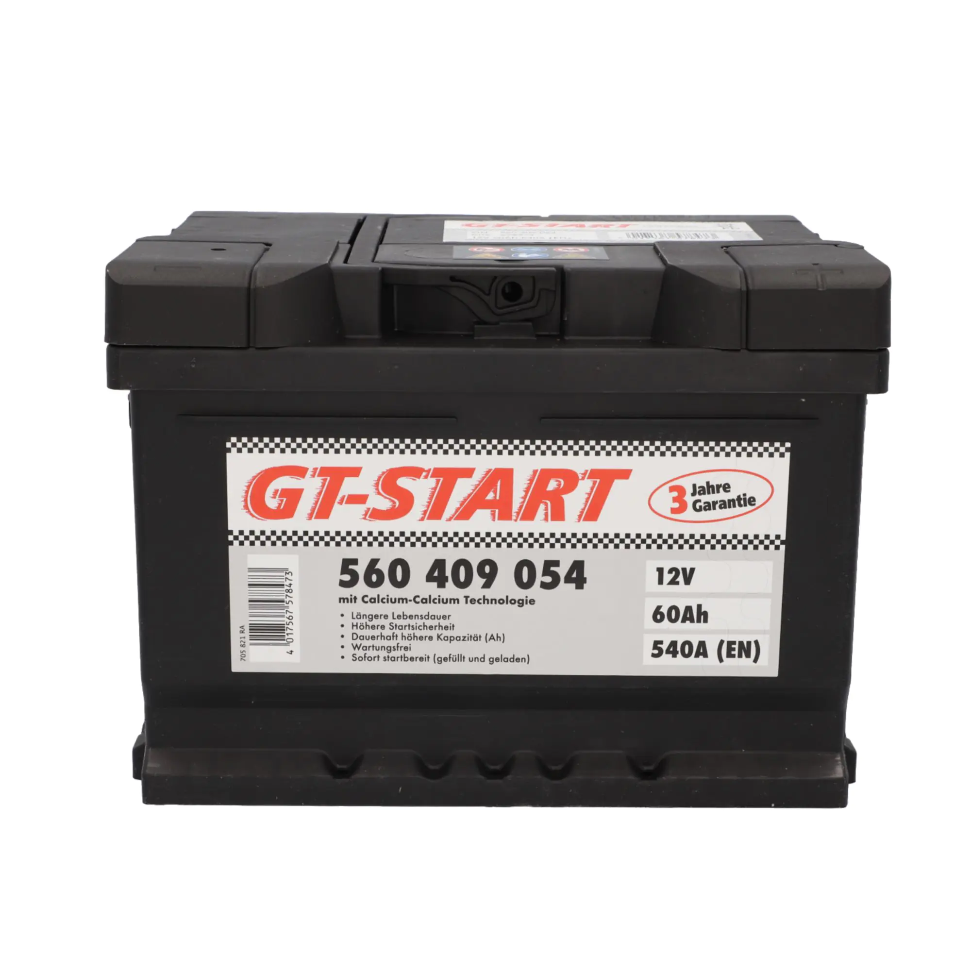 GT-Start Starterbatterie SLI 60Ah 540A 