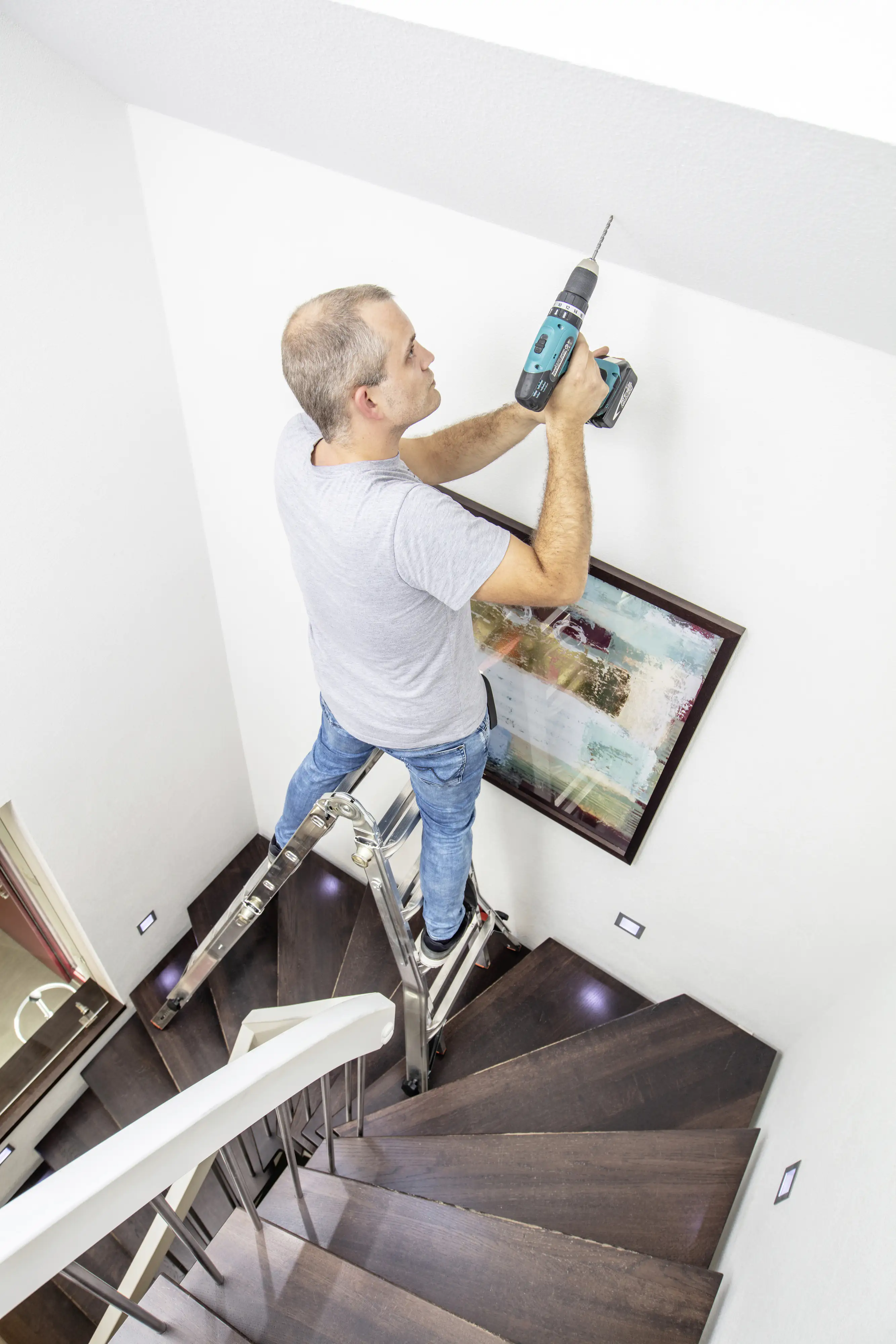 Krause Aluminium-Teleskopleiter MONTO TeleVario 5 m