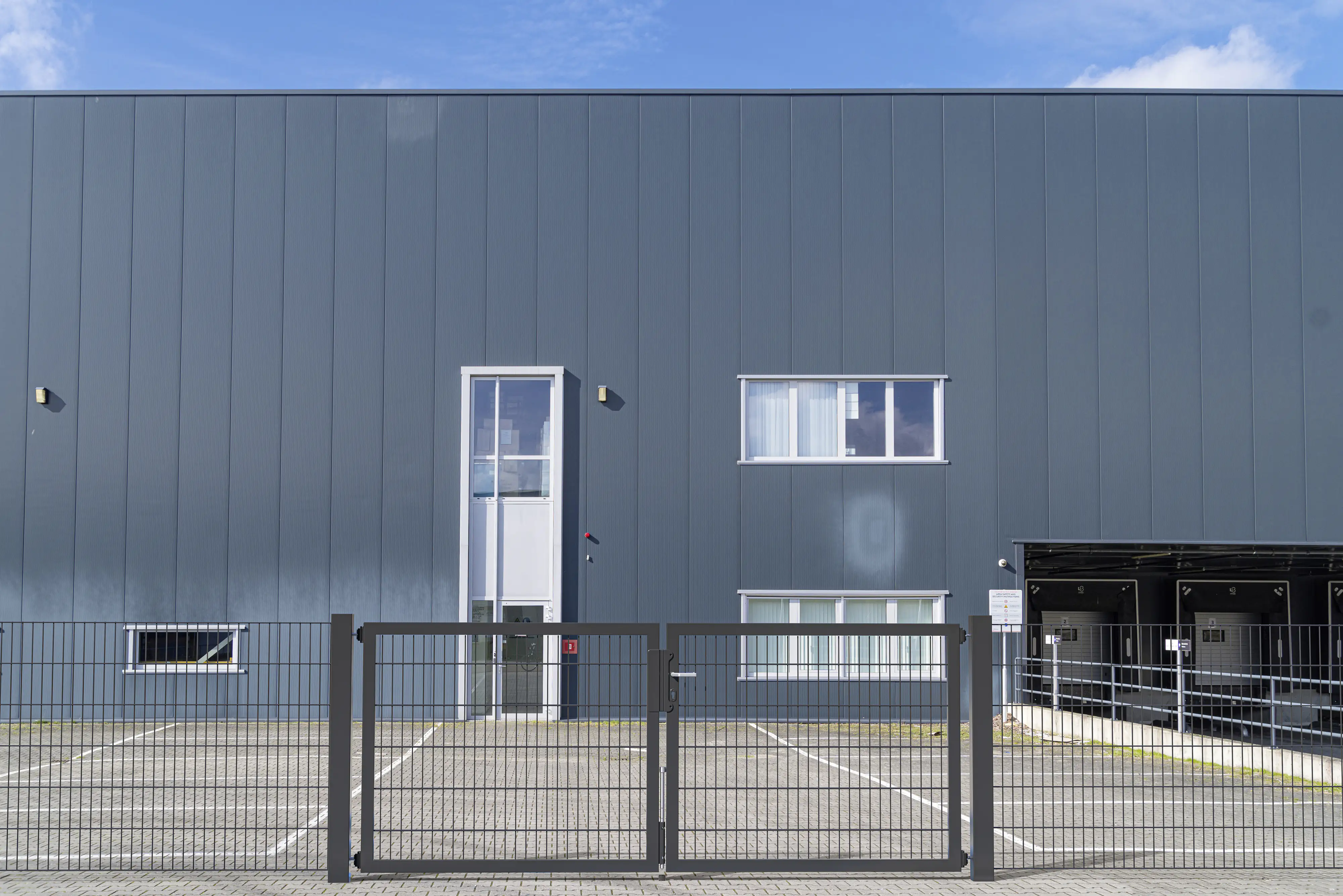4004338663254_2604143 Alberts Doppeltor Flexo Plus anthrazit 200 x 120 cm