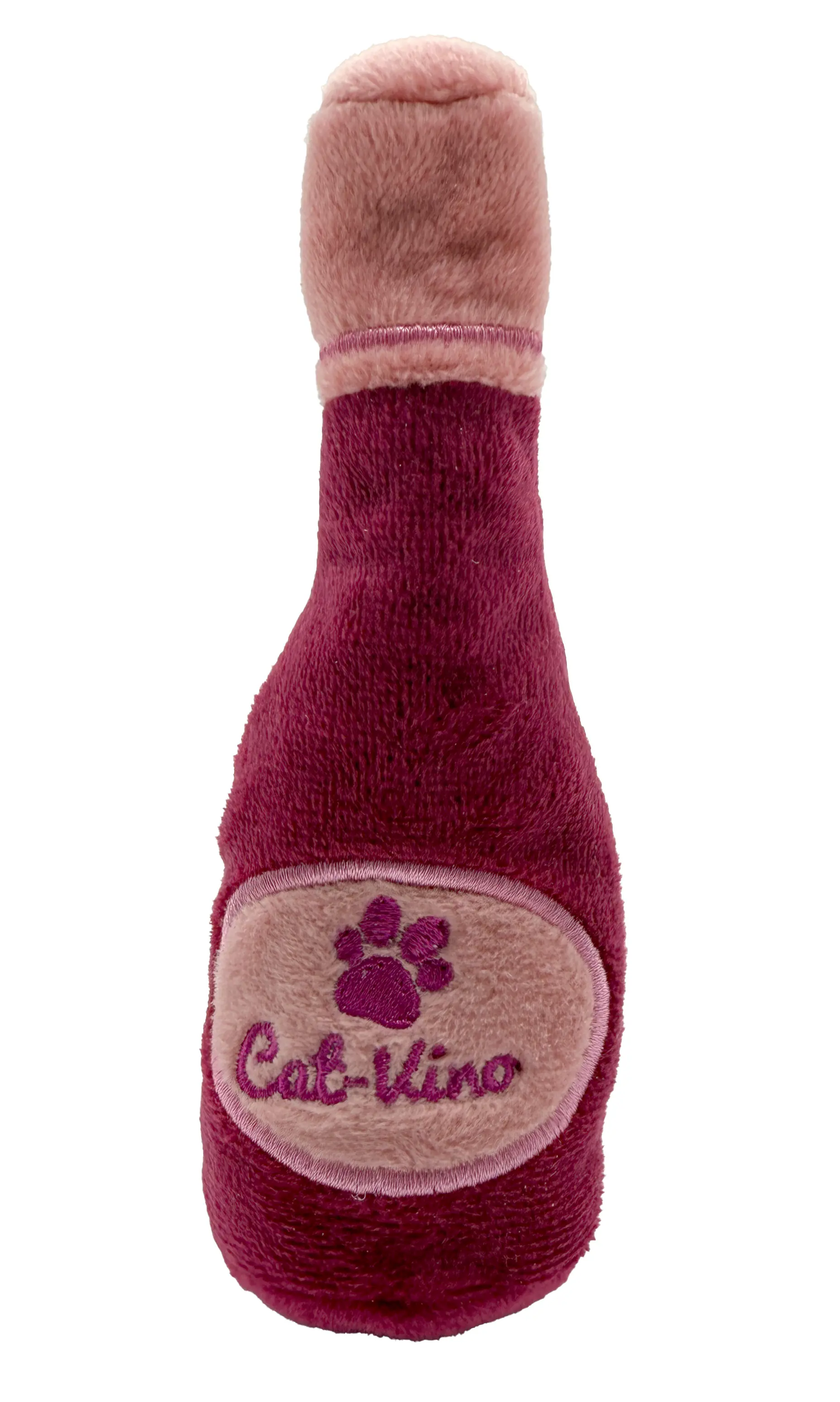 Aumüller Katzenspielzeug Cat Vino 14,5 x 5,5 cm dunkelrot/rosa 