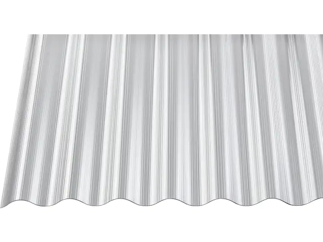 Gutta Polycarbonat-Wellplatte Sinus 76/18 250 x 90 cm 1,4 mm klar