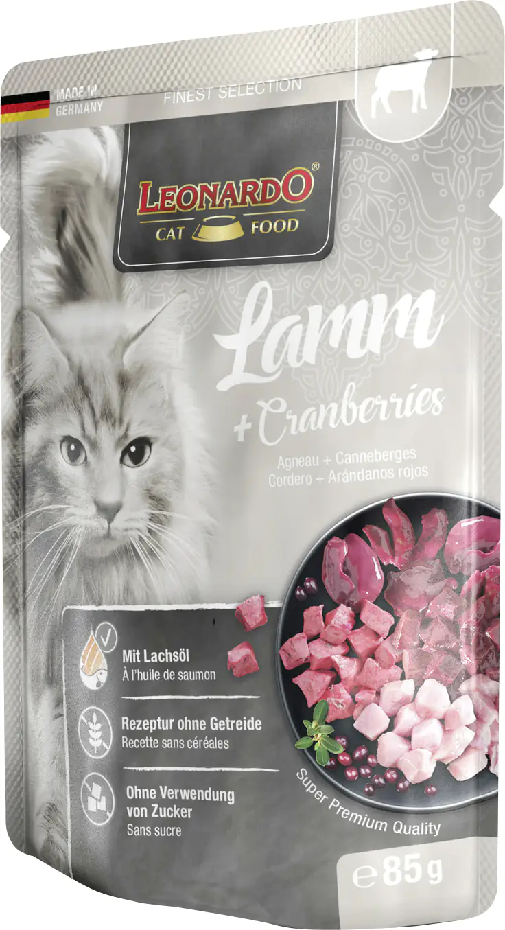 Leonardo Katzennassfutter Lamm und Cranberries 85 g Leonardo Katzennassfutter Lamm und Cranberries 85 g