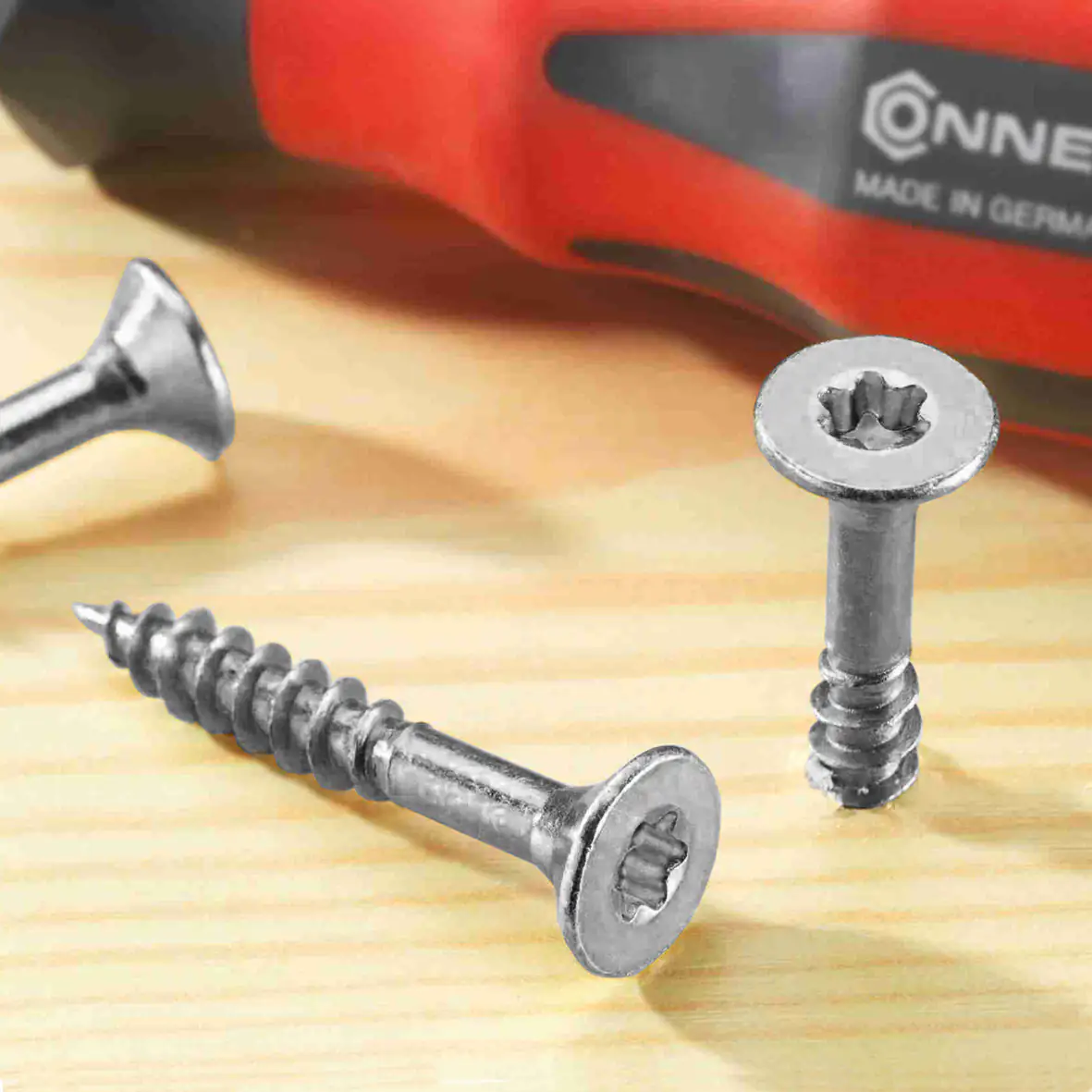 Connex Universalschrauben 5.0 x 80 mm TX 25 Senkkopf - 150 Stk. Connex Universalschrauben 5.0 x 80 mm TX 25 Senkkopf - 150 Stk.