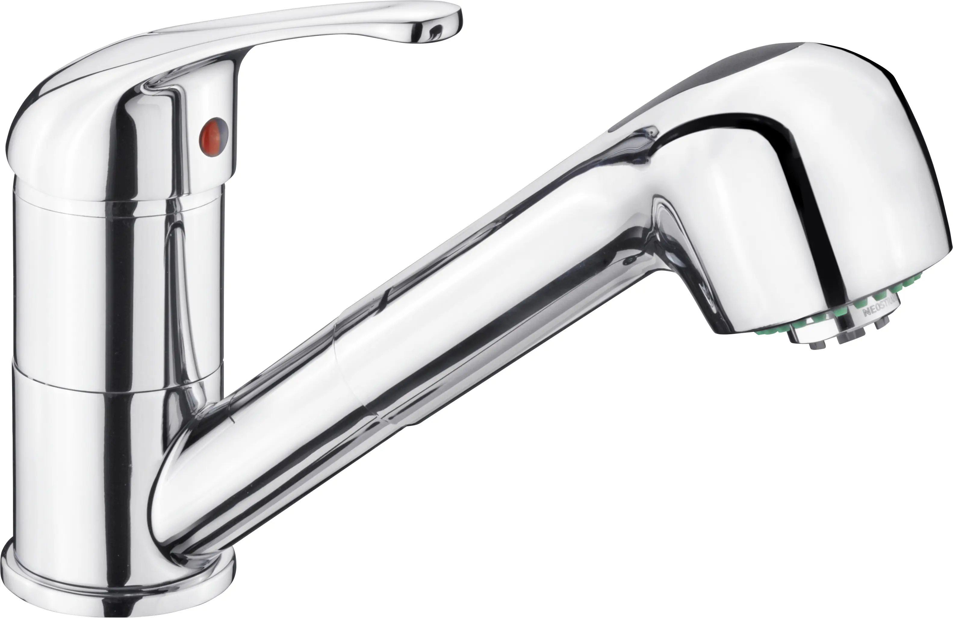 Cornat Spültischarmatur Fabio Niederdruck, verchromt, mit Handbrause