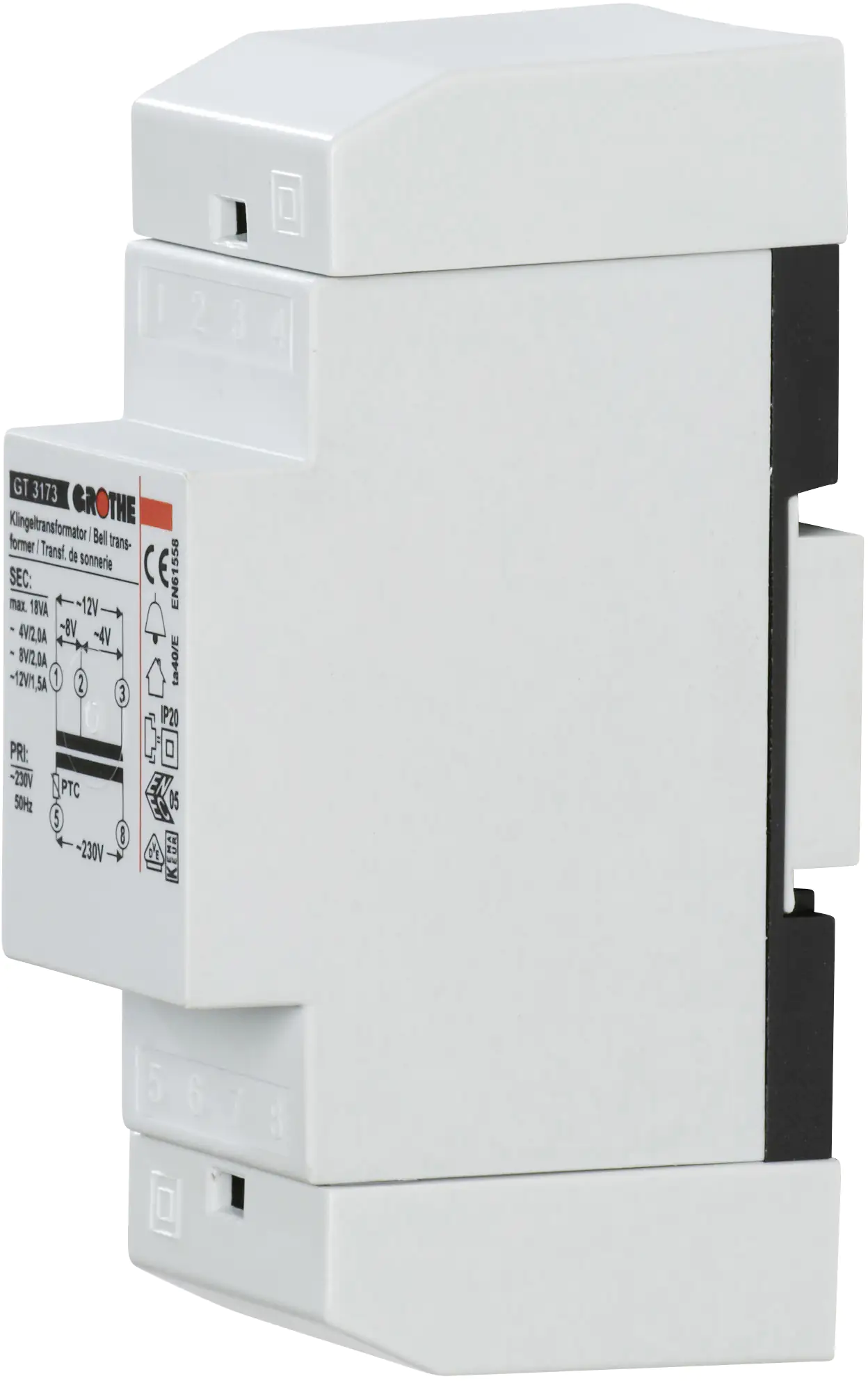 Heidemann Aufputz-Montageset f. Klingeltrafos