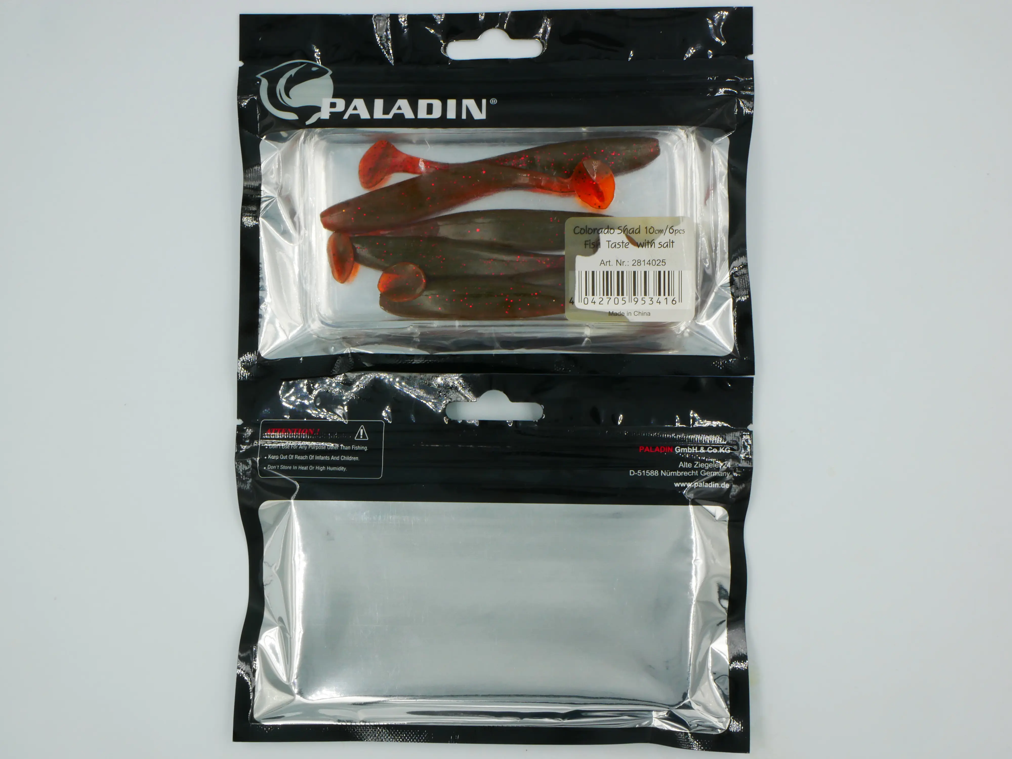 Paladin Colorado Shad 10 cm nightmare glitter 6 Stück