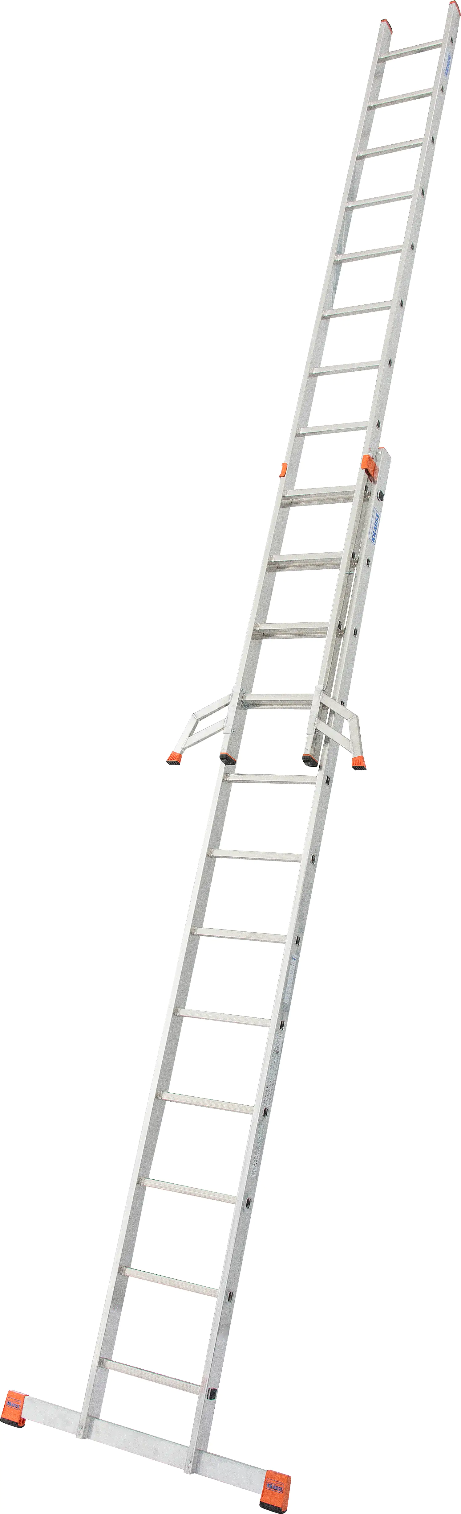 4009199129307 KRAUSE Schiebeleiter Fabilo 2 x 12 Sprossen, Arbeitshöhe max. 6,85 m