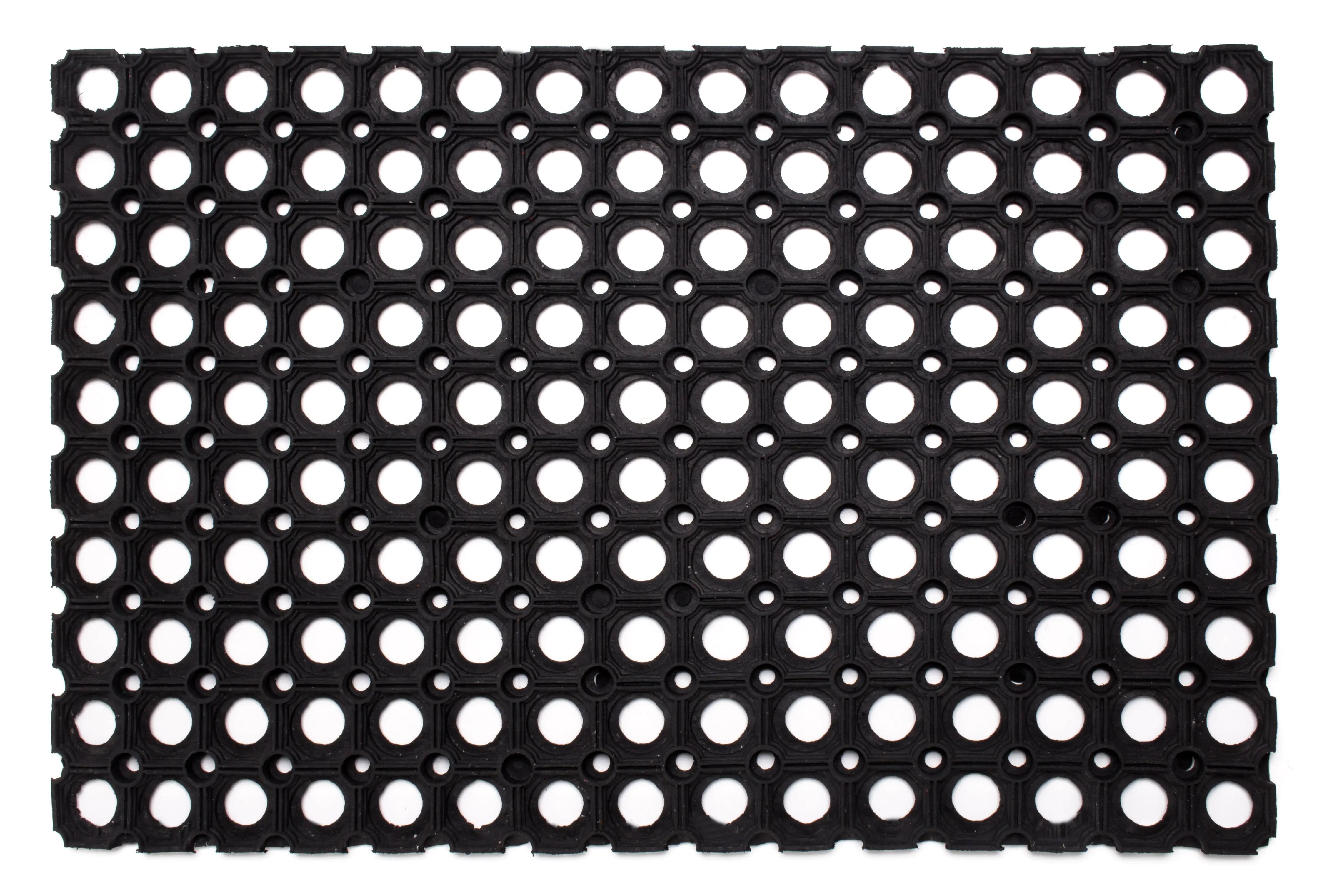 4002398897435 Ringgummimatte schwarz, 60 x 80 cm