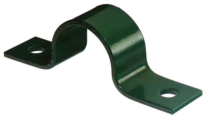 Alberts Rohrschelle für Zaunpfosten Ø 38 mm grün