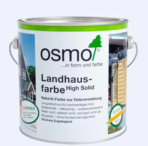 Osmo Landhausfarbe 2,5 L taubenblau