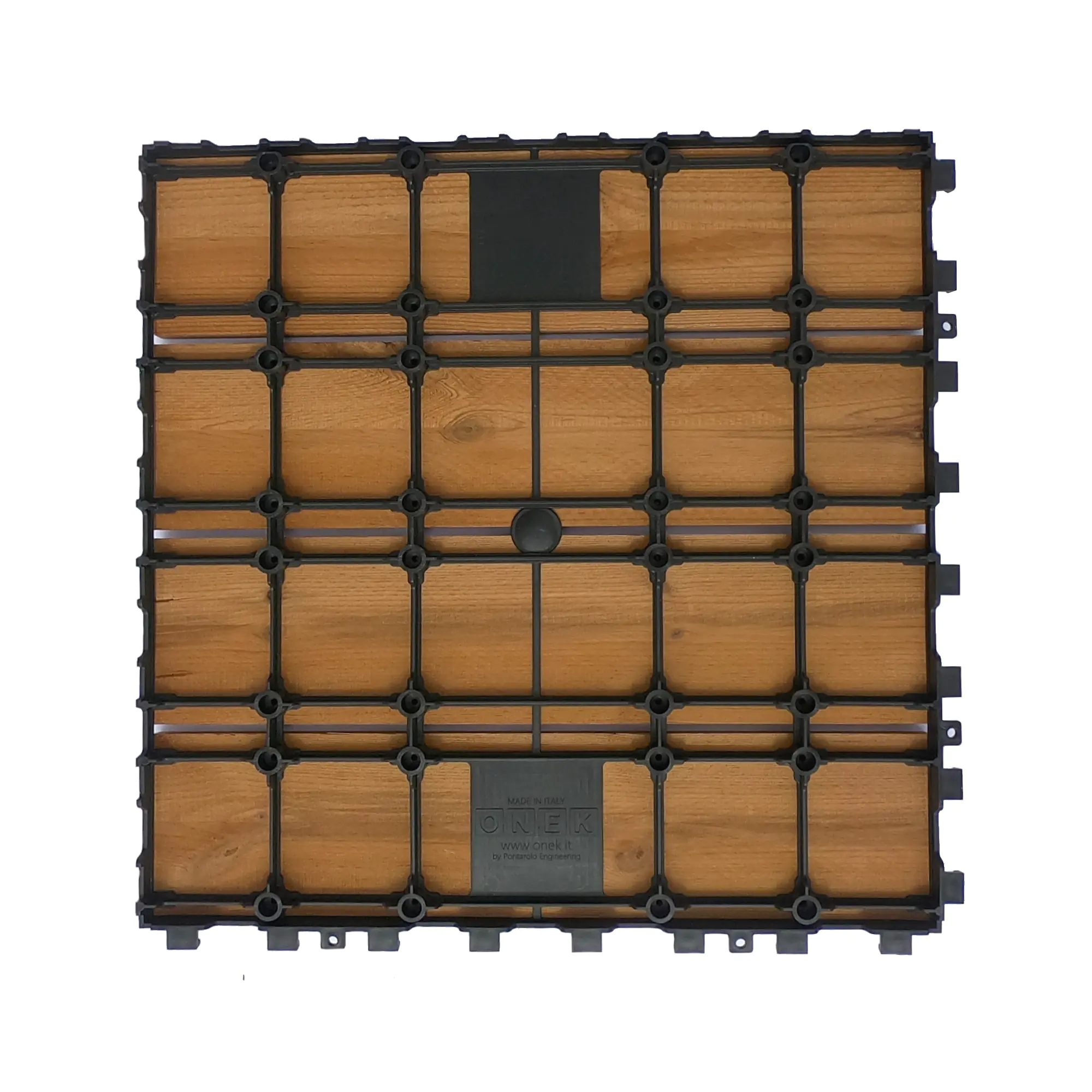 ONEK Klickfliese Holz natur Smartdeck 40 x 40 x 2,5 cm 1 Stück ONEK Klickfliese Holz natur Smartdeck 40 x 40 x 2,5 cm 1 Stück