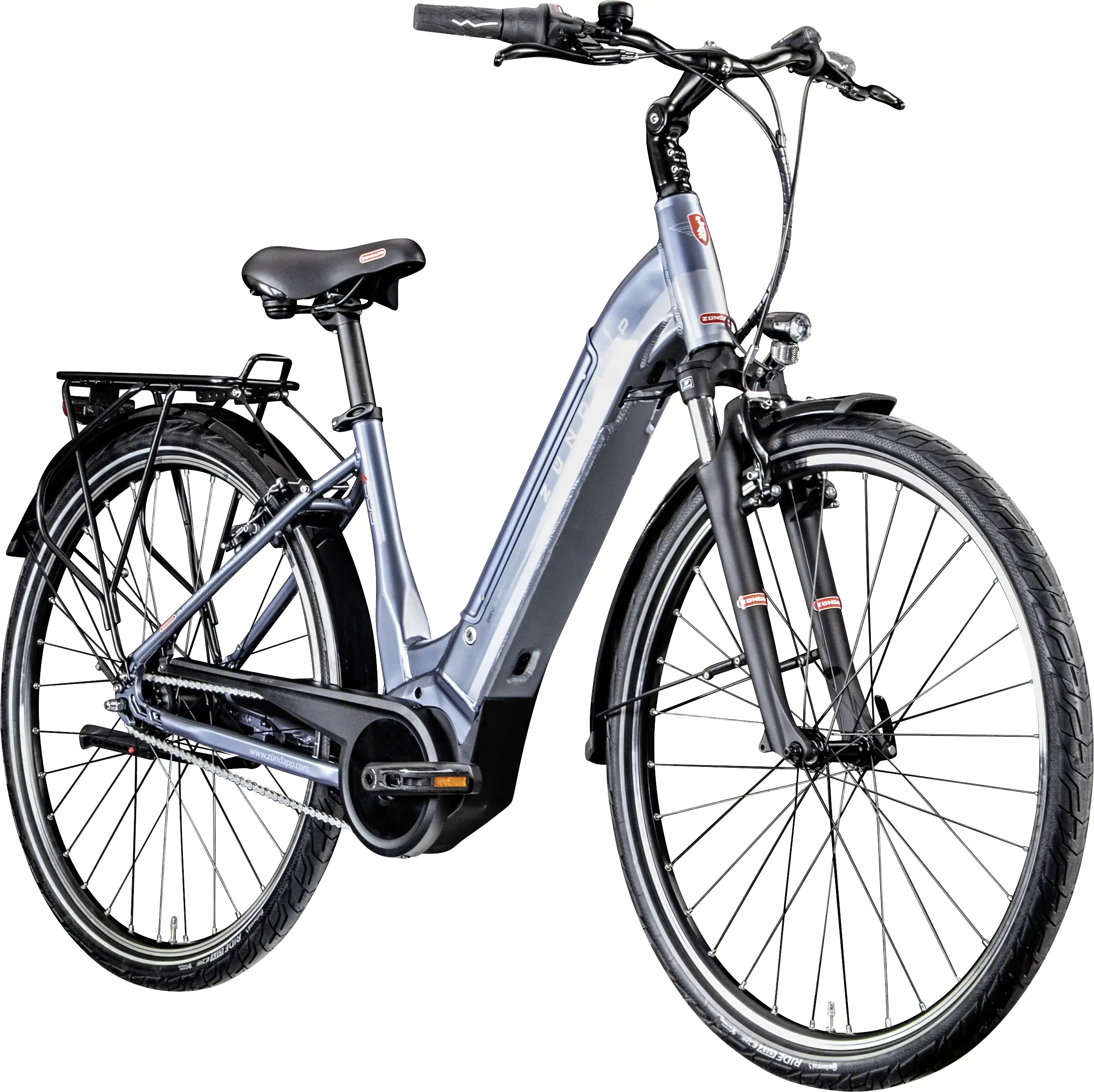 Zündapp E-Bike City Z909 28 Zoll 7-Gang 400 Wh grau
