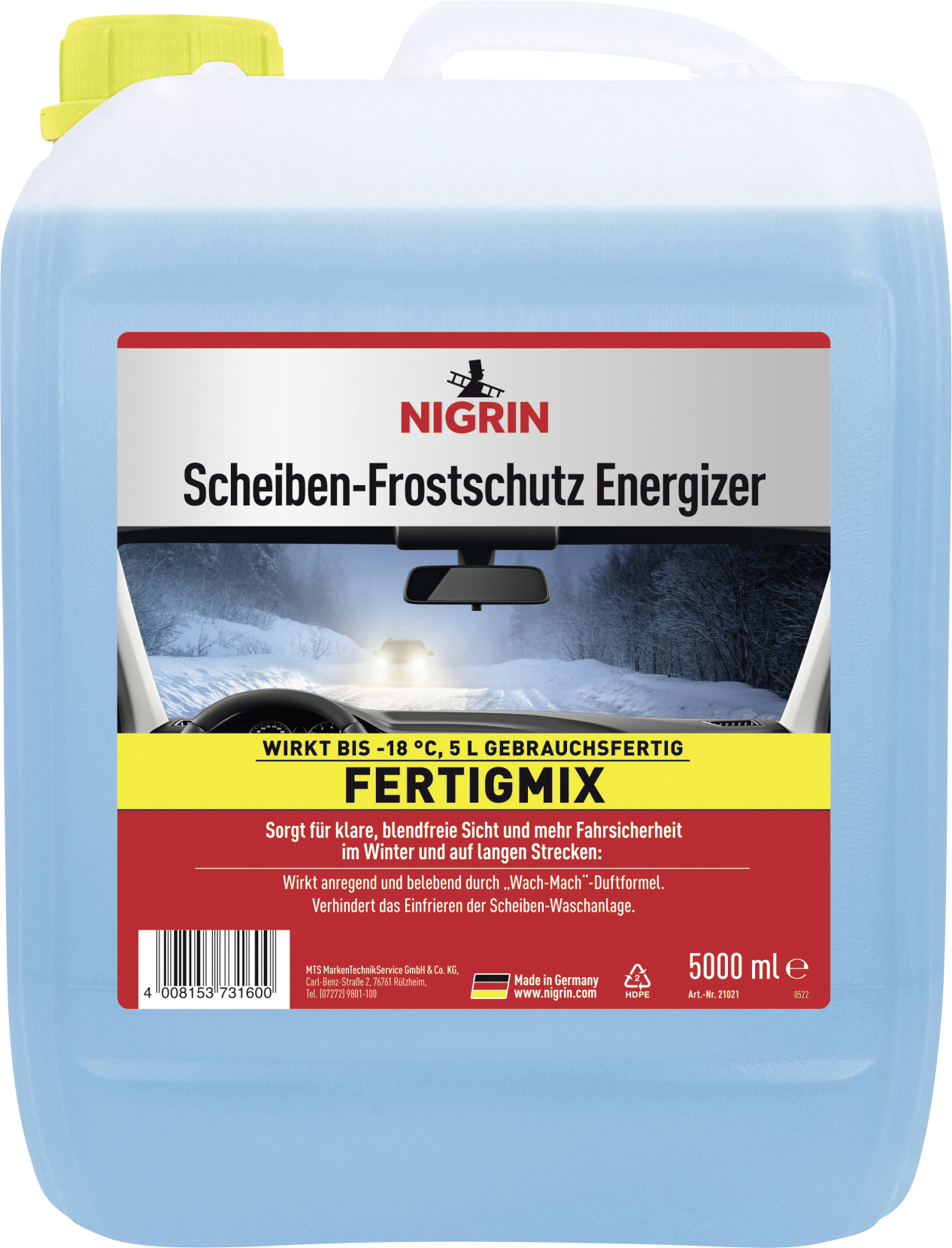 Power Scheiben-Enteiser Nigrin 750 ml