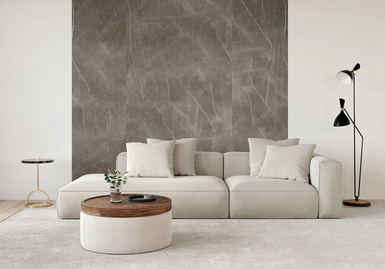 Classen Wandverkleidung Vario Marble Grey 255 x 120 cm x 3 mm