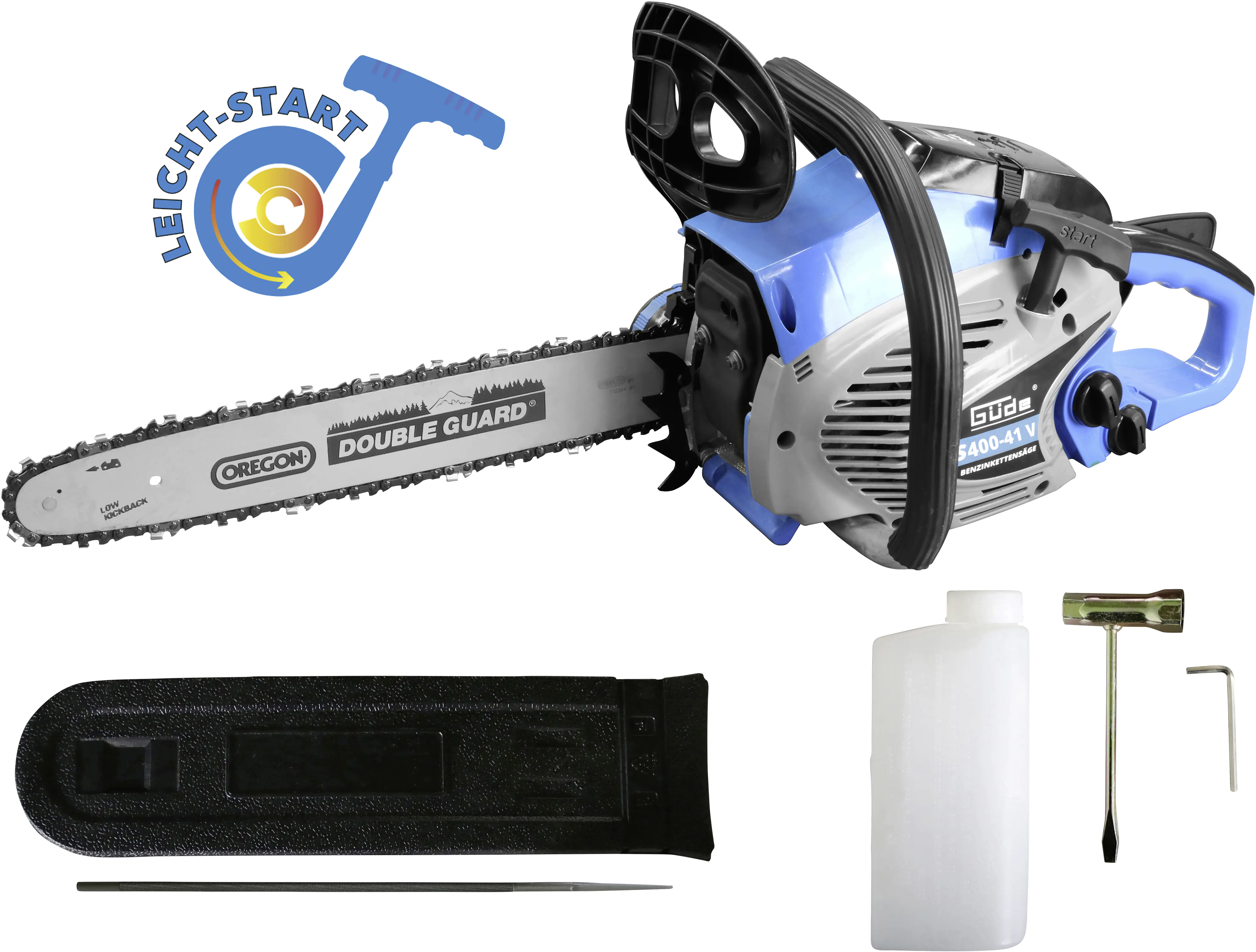 Güde Benzin Kettensäge KS 400-41 V 1,4 kW 37,5 cm Schnittlänge