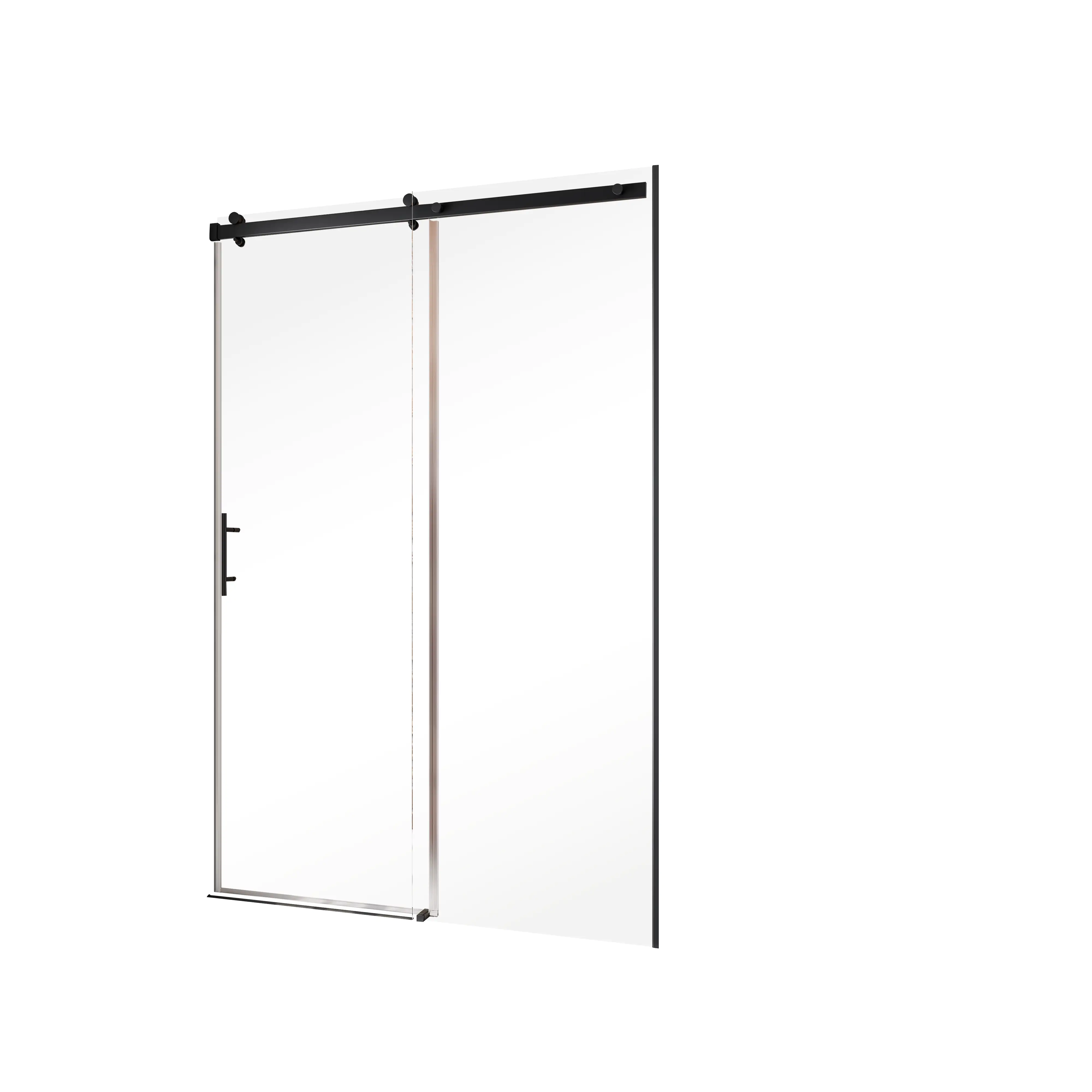 Schulte Schiebetür in Nische Alexa Style 2.0 120 x 200 cm mattschwarz