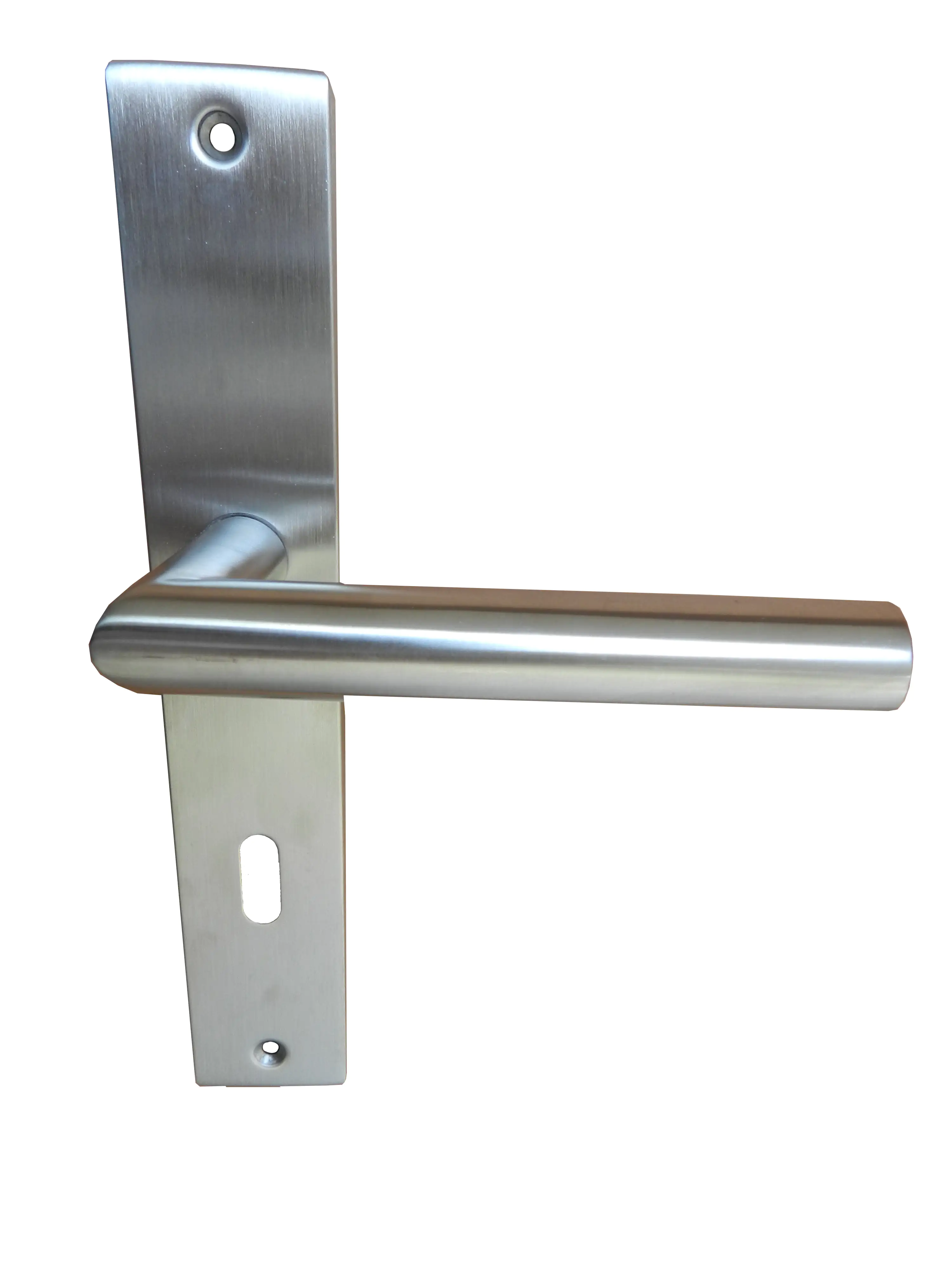 Primaster BB-Langschildgarnitur Edelstahl 23,5 x 4 cm runder Griff