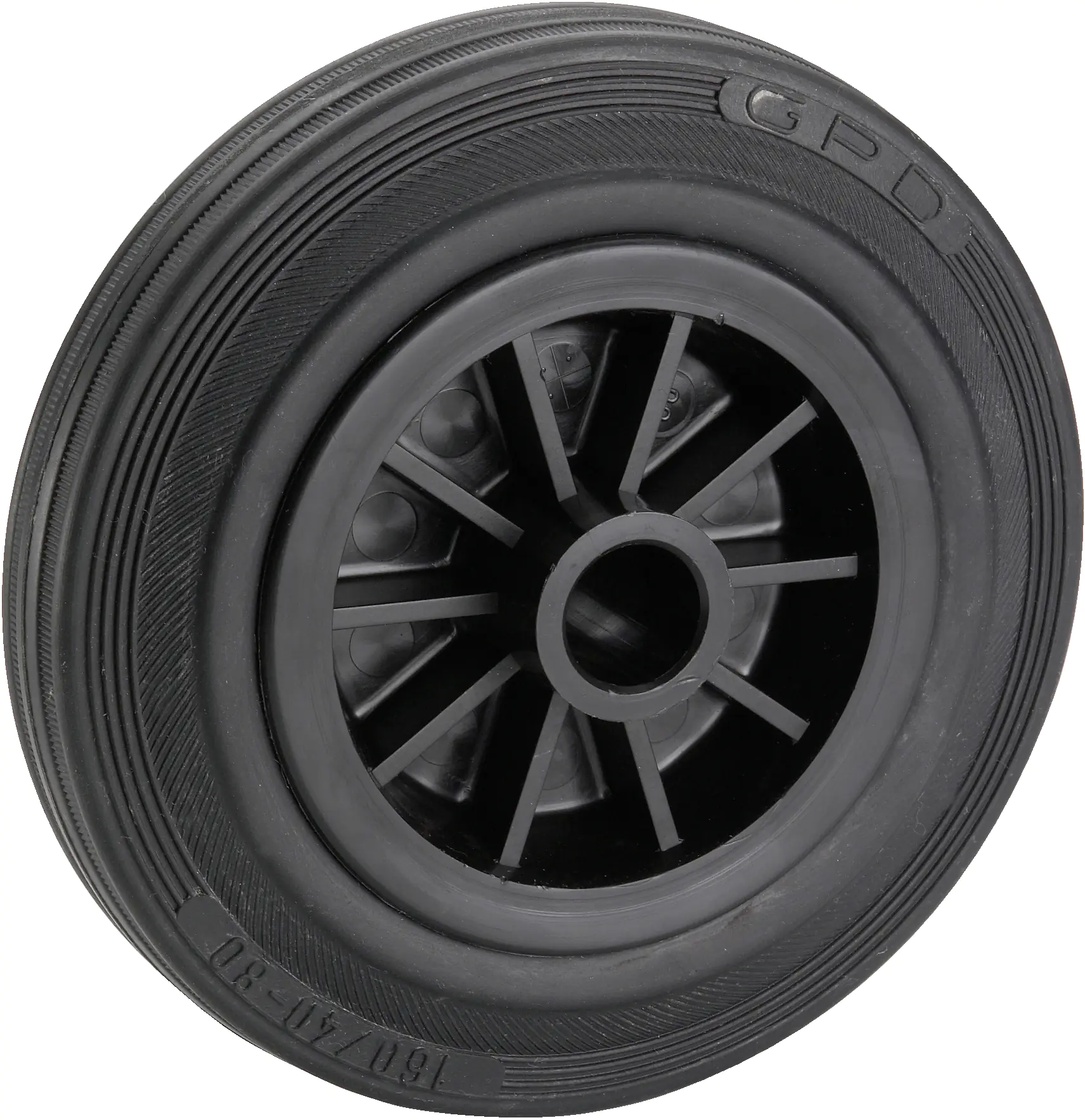 Dörner & Helmer Transportgeräterollen Rad Vollgummi100 x 30 mm Traglast 60 kg