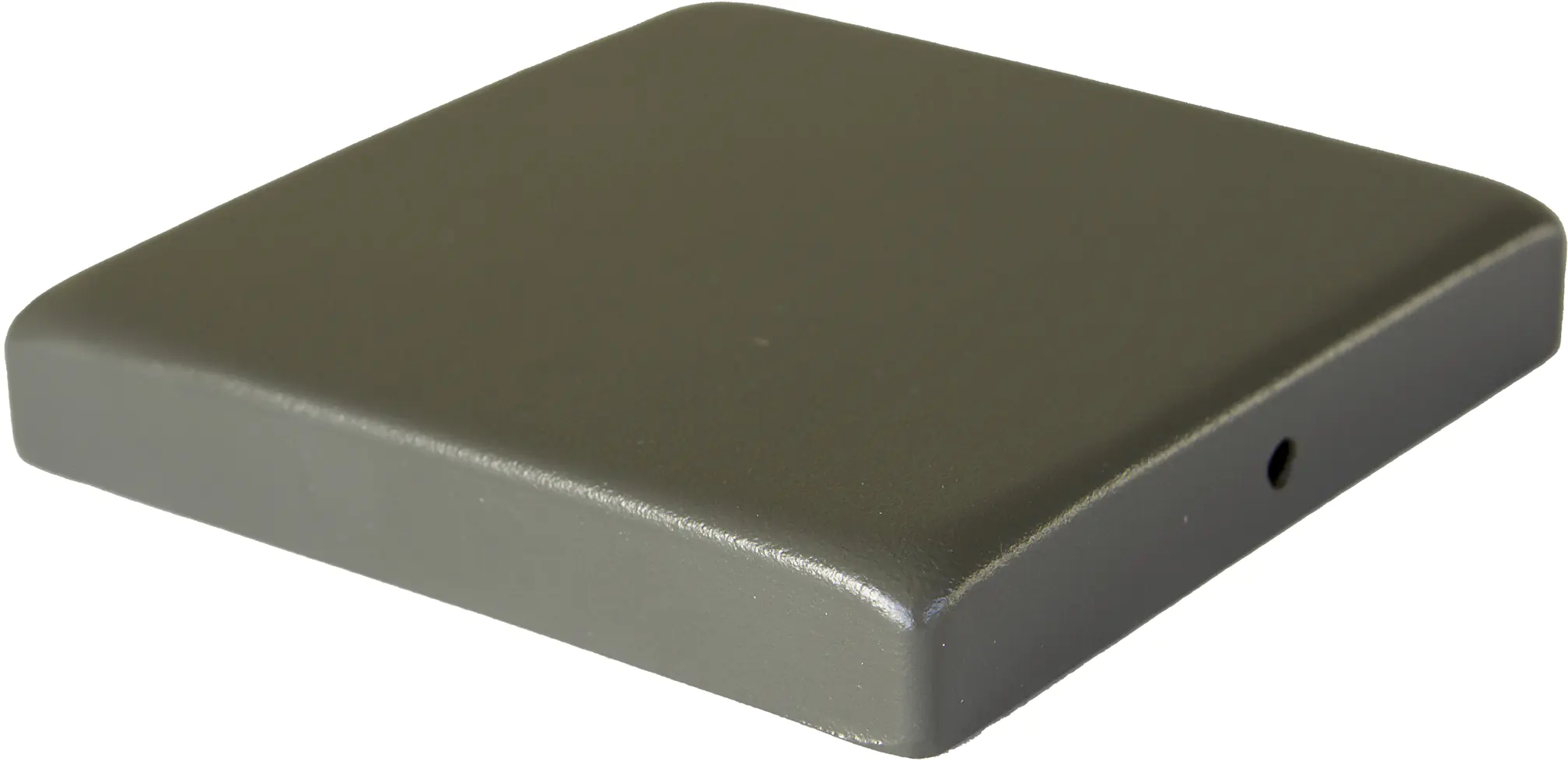 Plus Pfostenkappe Classic inkl. Schrauben 91 x 91 mm umbragrau fungizidbehandelt