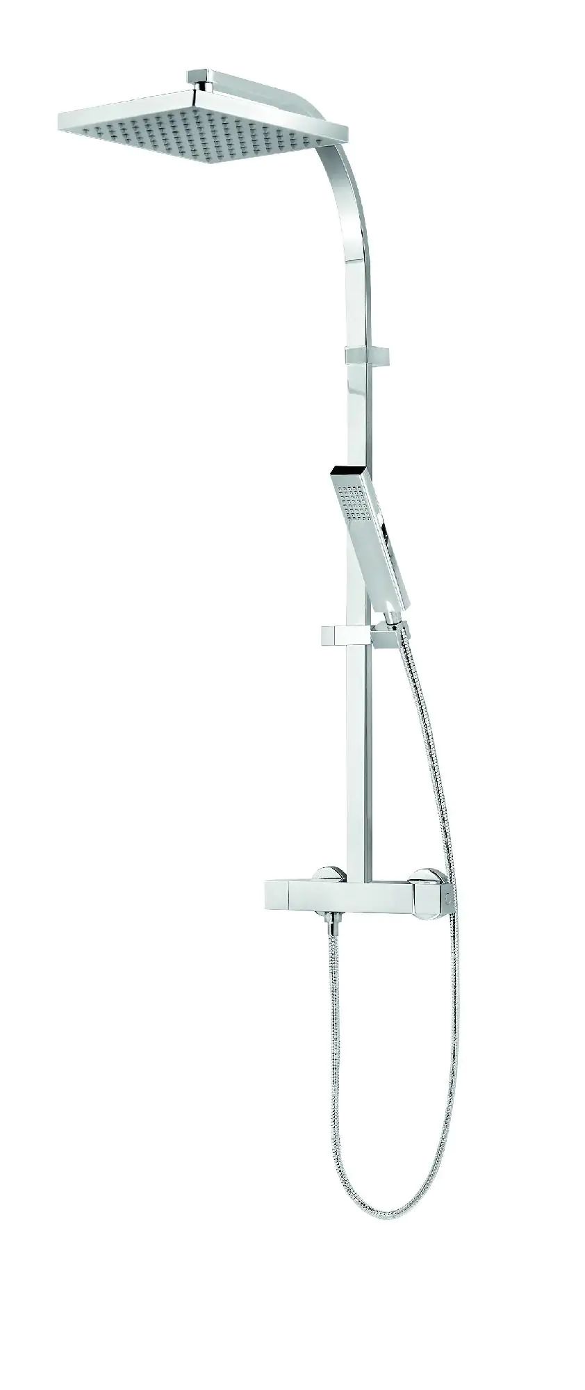 Schulte Duschsystem Rain II Square eckig Schulte Duschsystem Rain II Square eckig