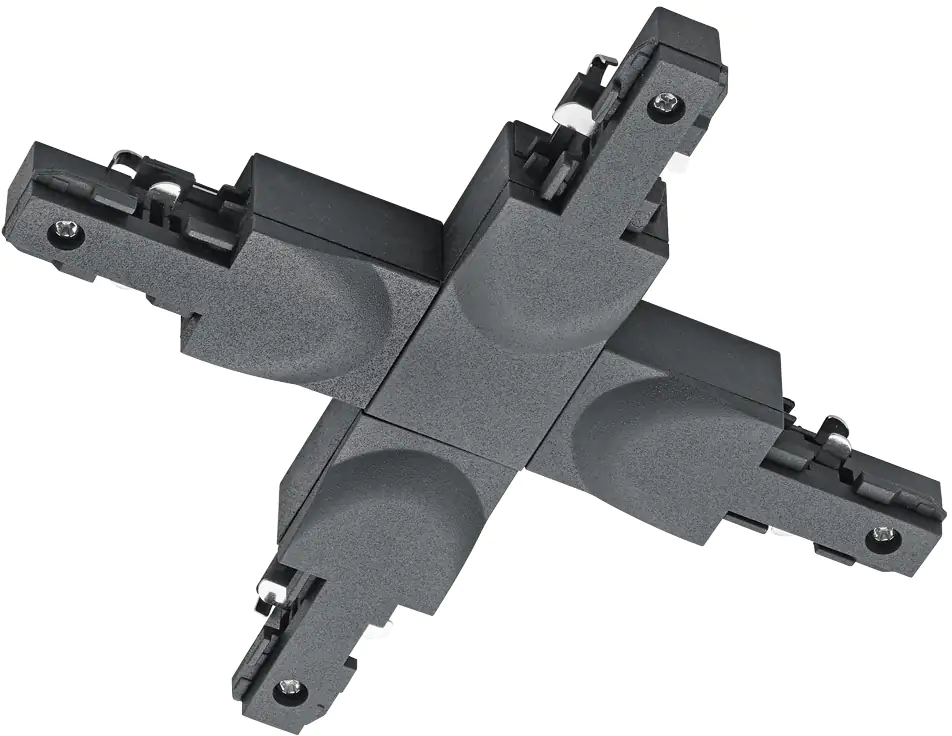 Trio Leuchten X-Verbinder DUOline schwarz matt