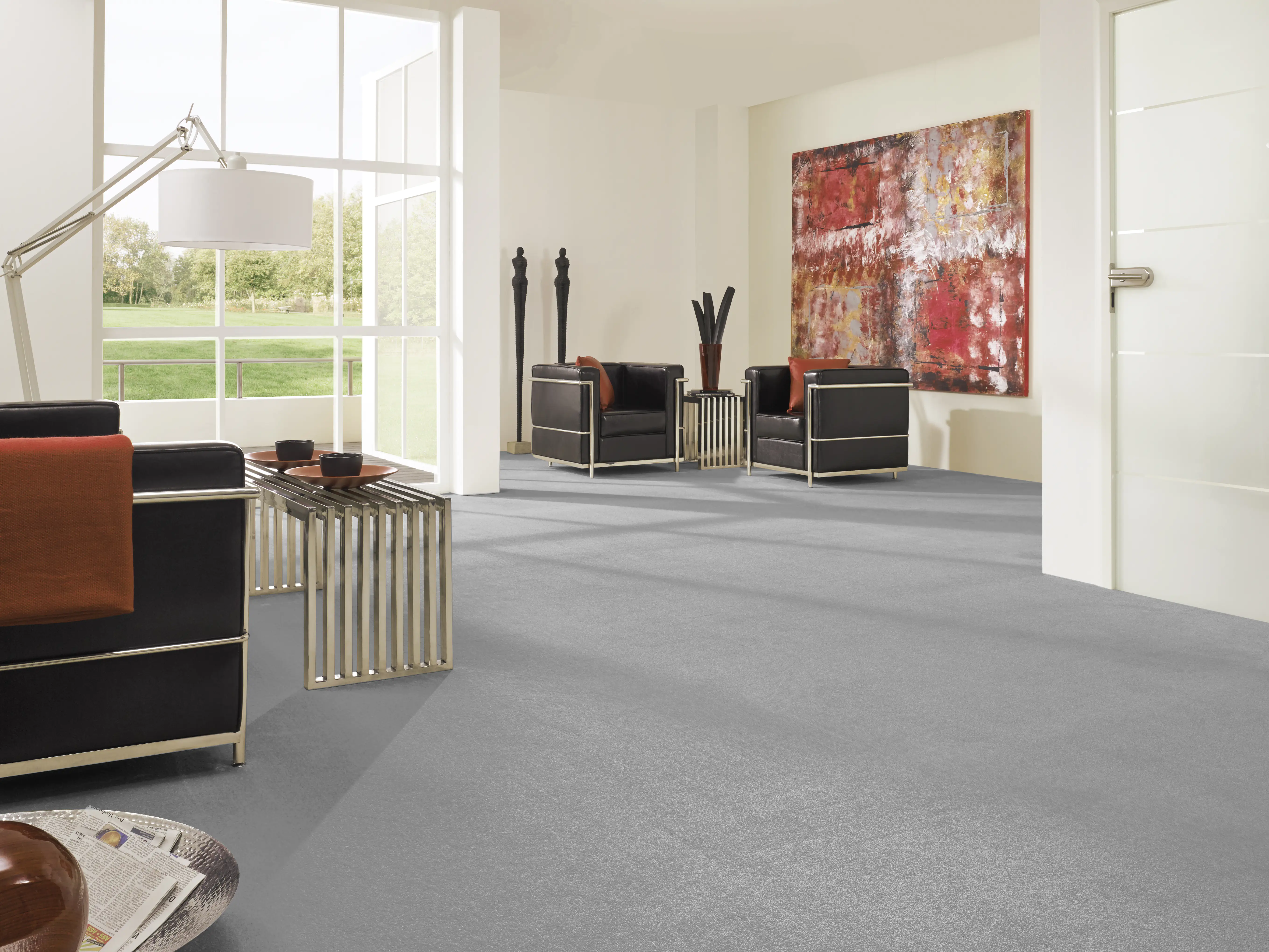 Andiamo Teppichboden Calmo Coupon im Wunschmaß, schlamm, 4 m breit