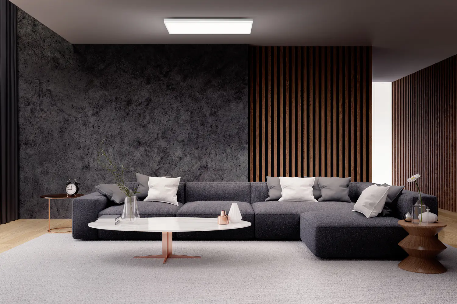 Ledvance LED Panel Planon Smart + Wifi Plus mit Fernbedienung, 100 x 25 cm