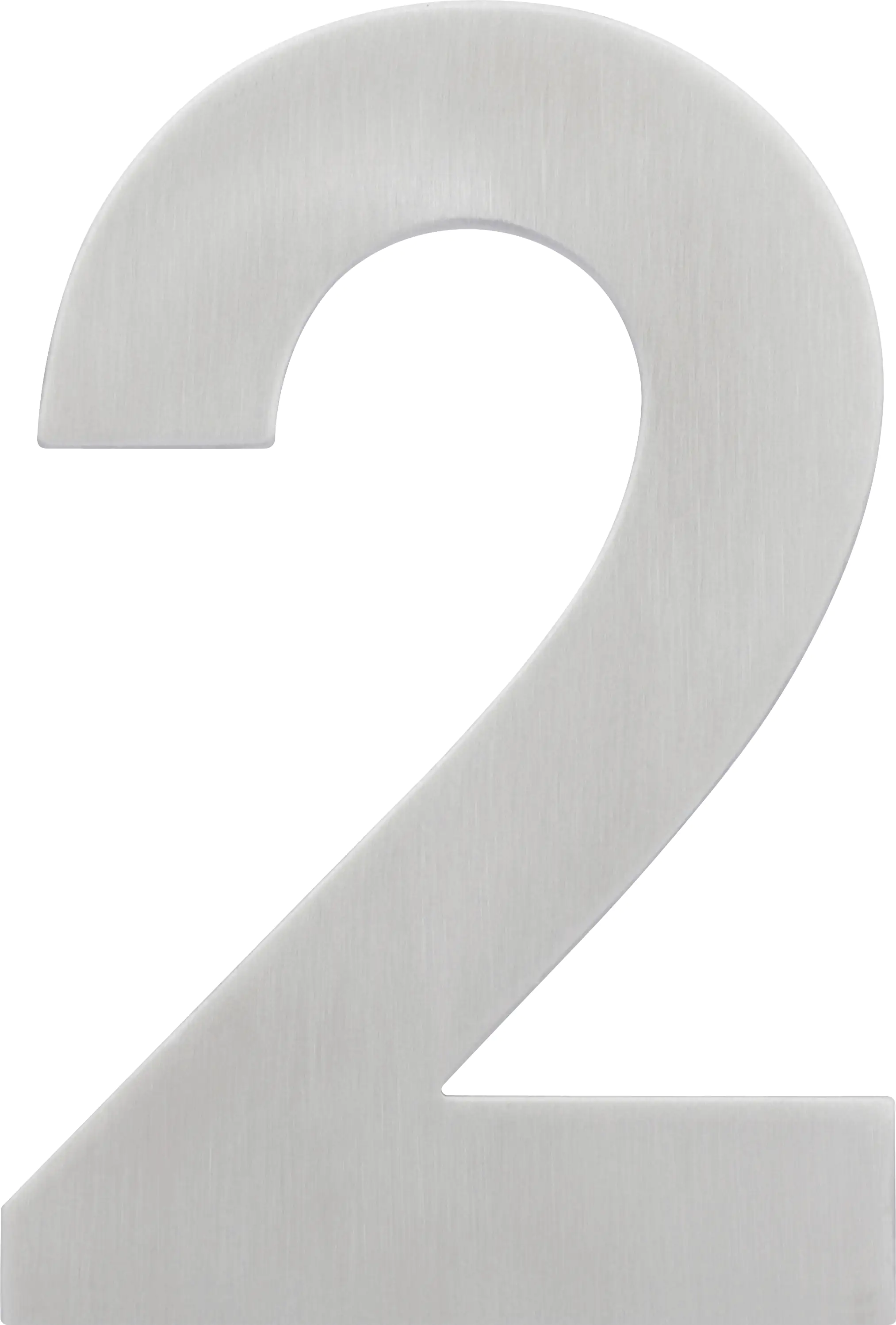 Alpertec Hausnummer 2 Edelstahl Alpertec Hausnummer 2 Edelstahl