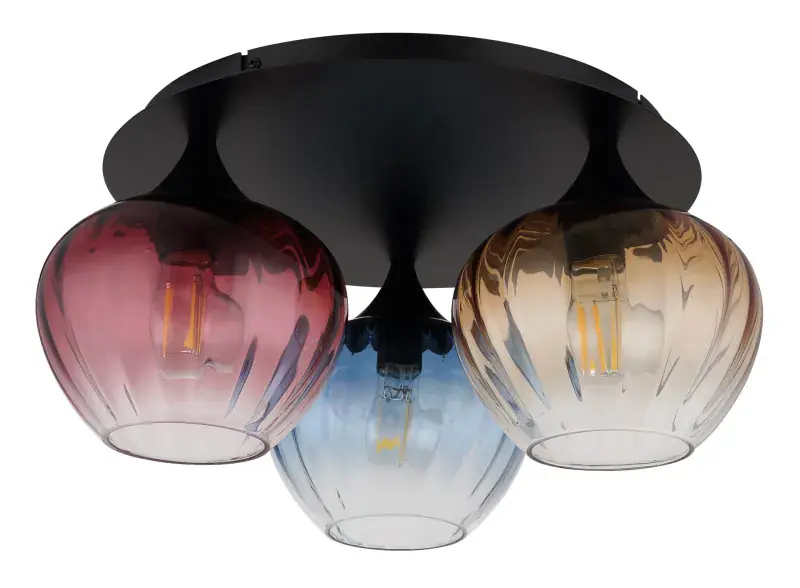 Globo Deckenleuchte Sander 47 x 21,5 cm (Ø x H) bunt matt