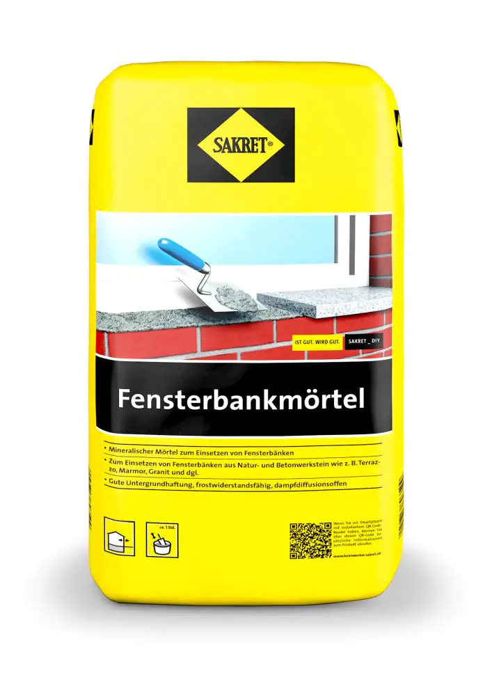 Sakret Fensterbankmörtel Sakret Fensterbankmörtel 10 kg Sack