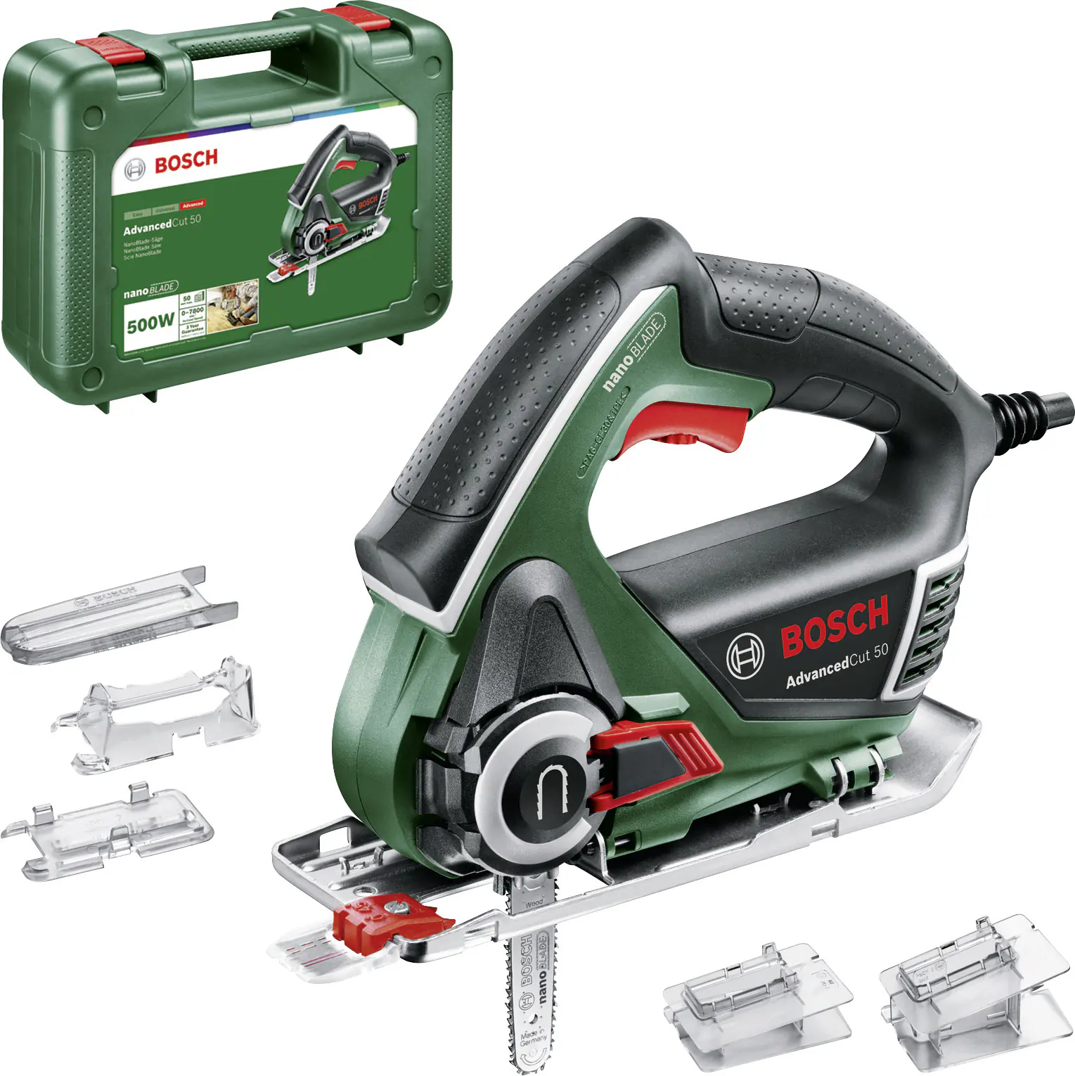 Bosch Nanoblade-Säge AdvancedCut 50 500 Watt