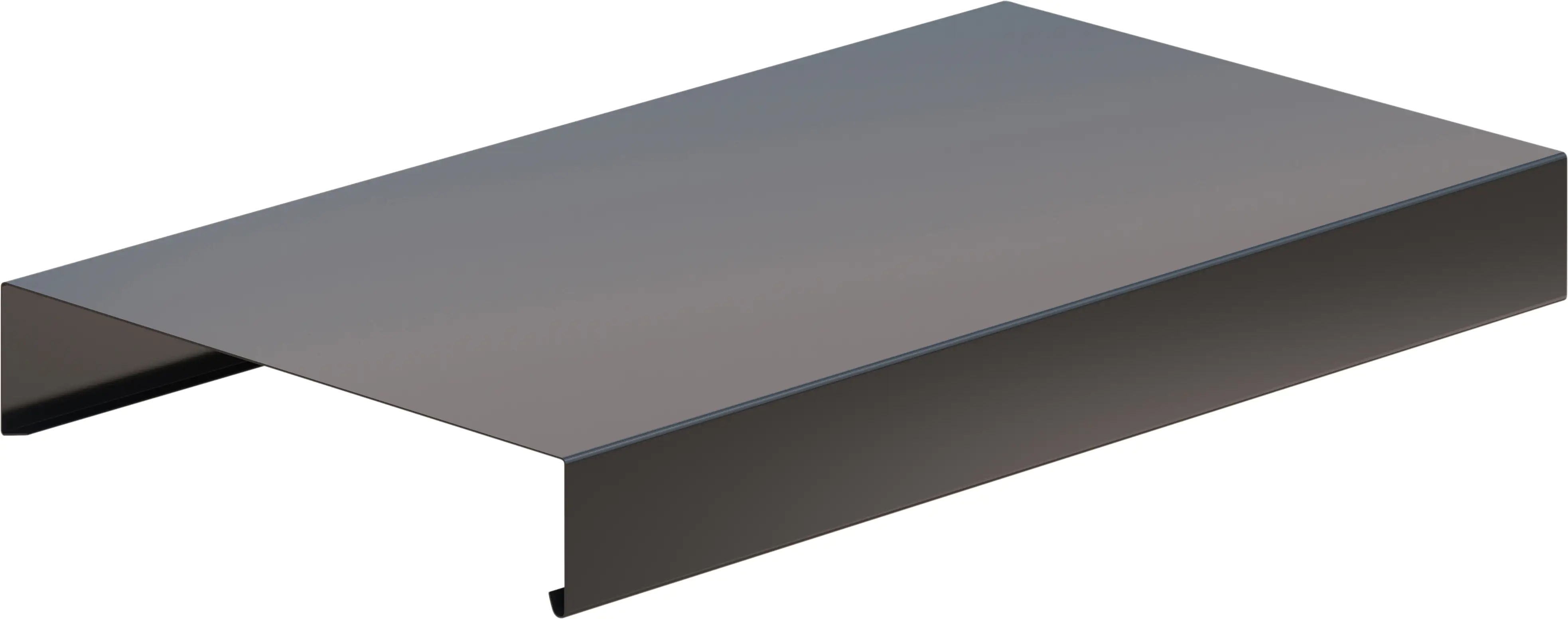 Sarei Mauerabdeckung Alu-anthrazit 0,8 m