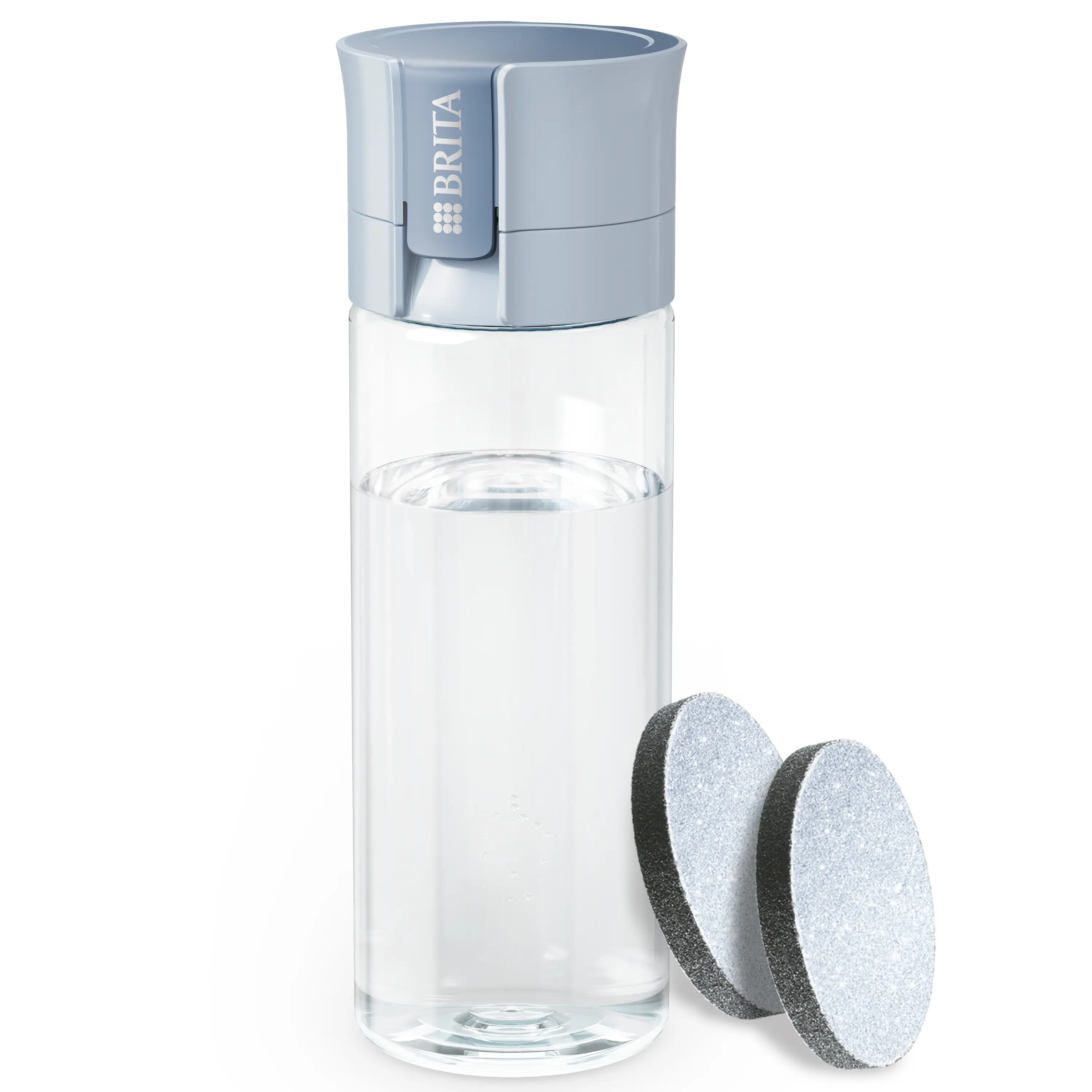 Brita Wasserfilterflasche Model Vital 600 ml hellblau
