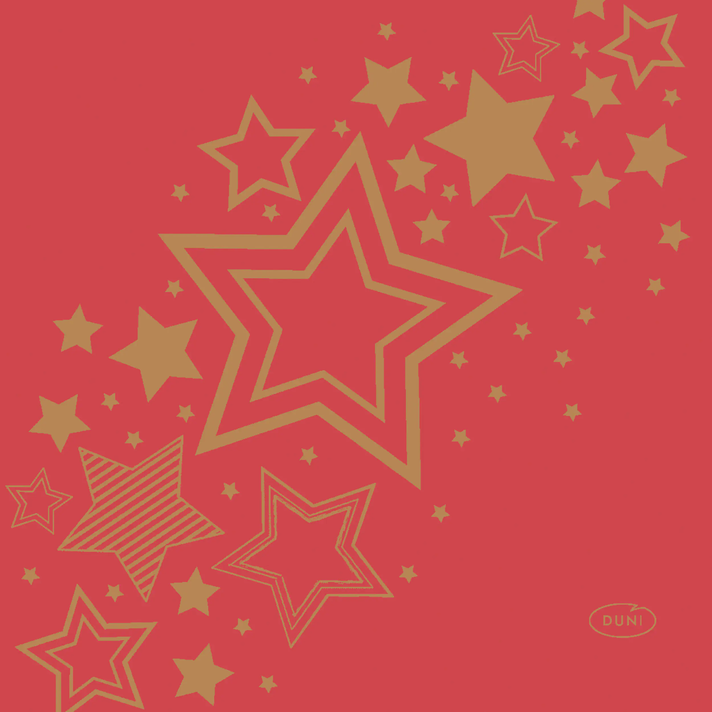 Duni Servietten holiday star red 24 x 24 cm - 20er Pack