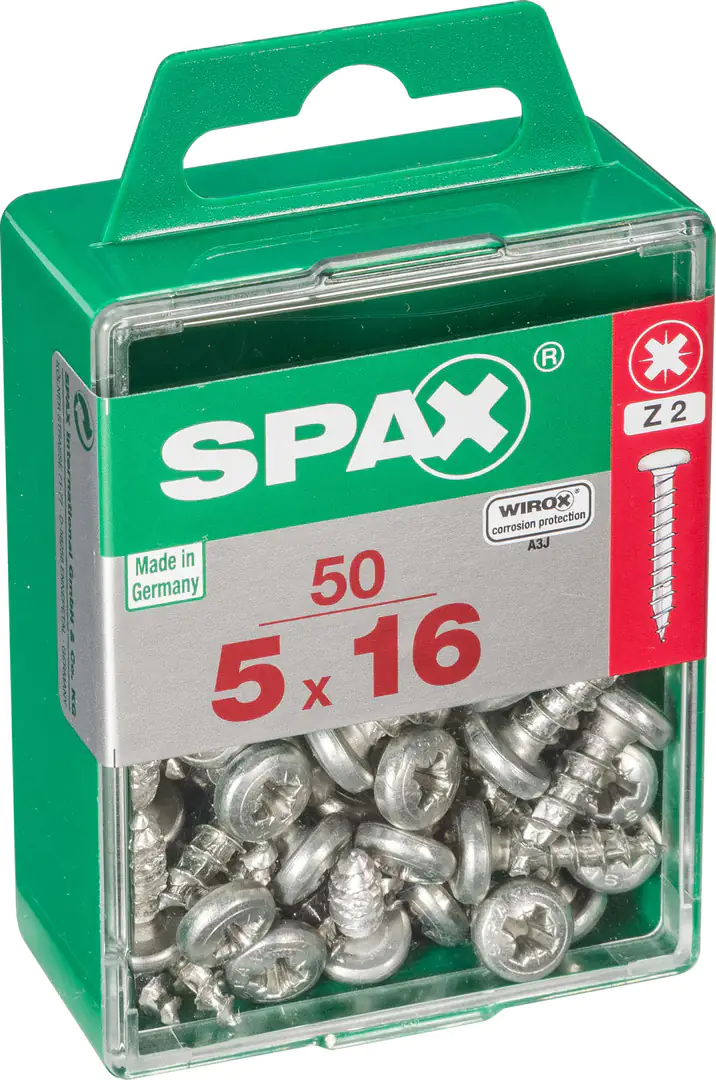 Spax Universalschrauben 5.0 x 16 mm TX 20 - 50 Stk.
