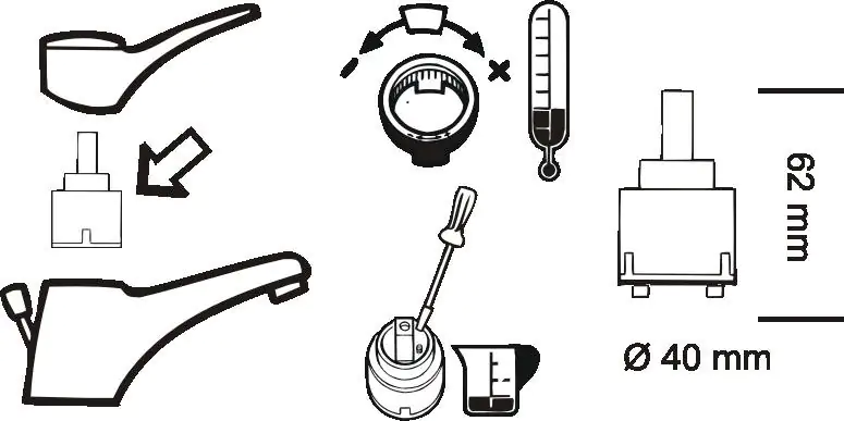 Cornat Kartusche 40 x 62 mm