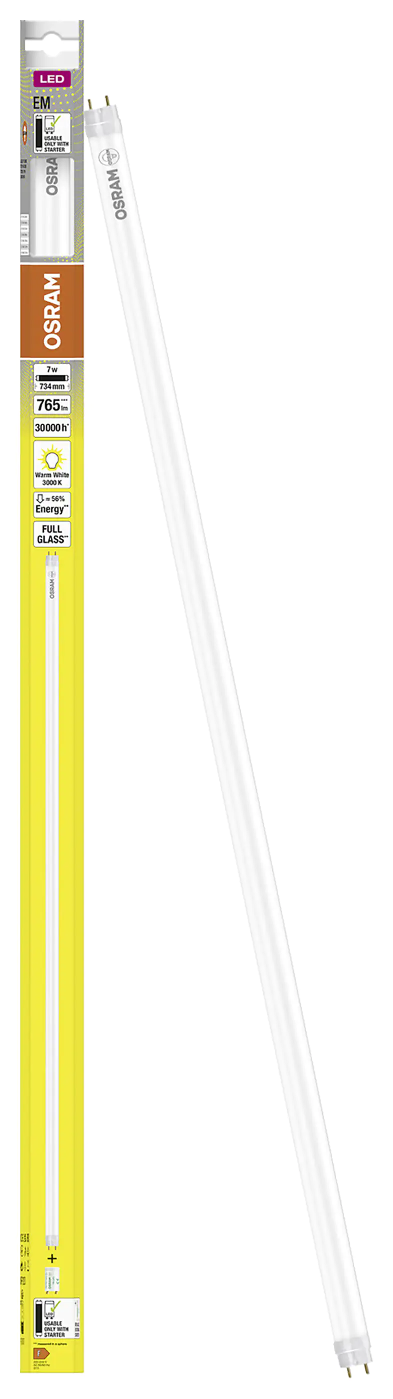 Osram LED Röhre 72 cm G13 7 W warmweiß