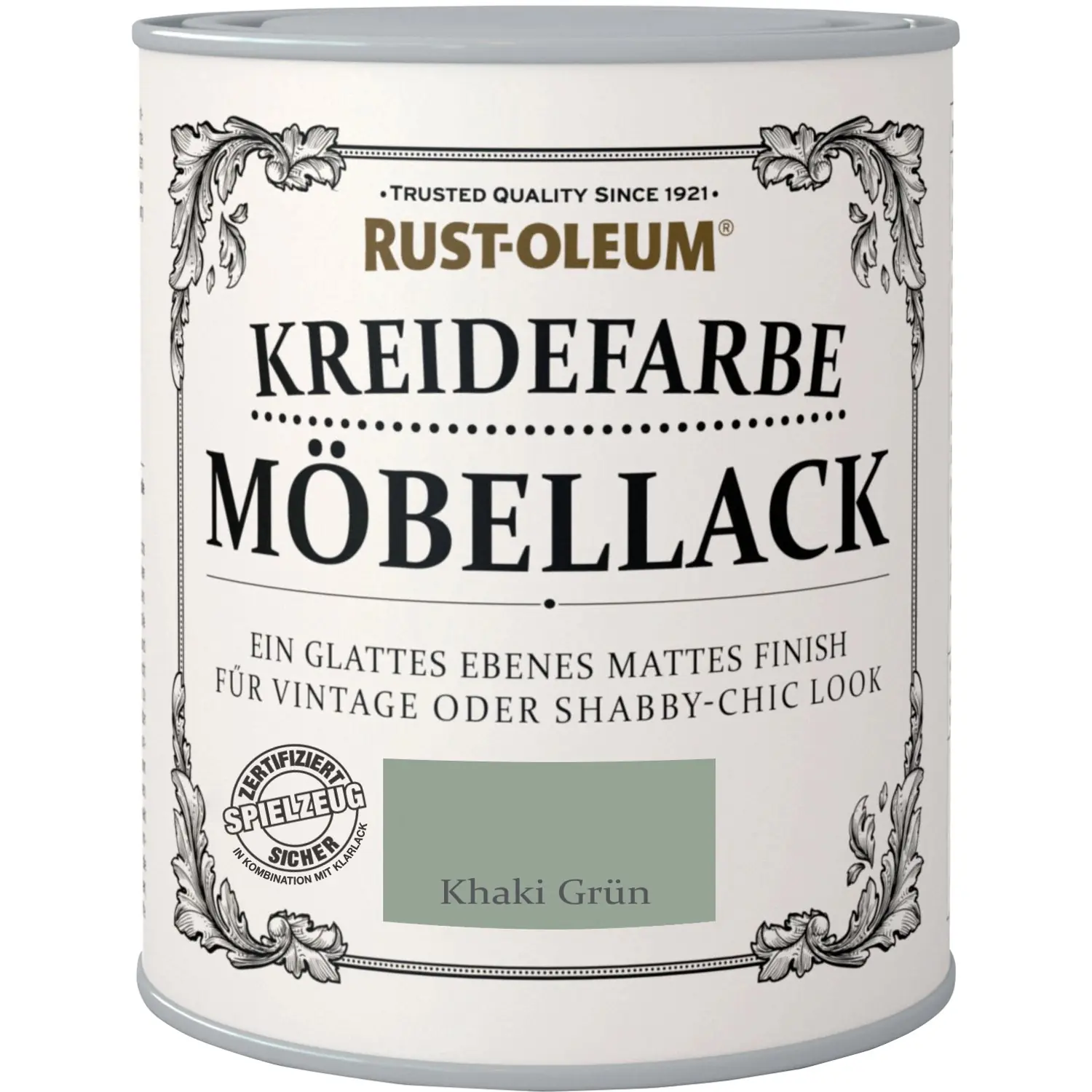 Rust-Oleum Kreidefarbe Möbellack 750 ml khaki grün