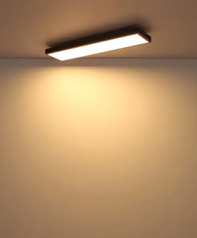 Globo Deckenleuchte Doro 80 x 20 L x B silber warmweiß