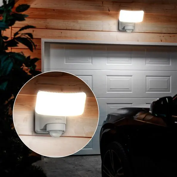 Philips Solar Wandleuchte Tylus 18,5 x 21,5 x 17 cm kaltweiß Philips Solar Wandleuchte Tylus 18,5 x 21,5 x 17 cm kaltweiß