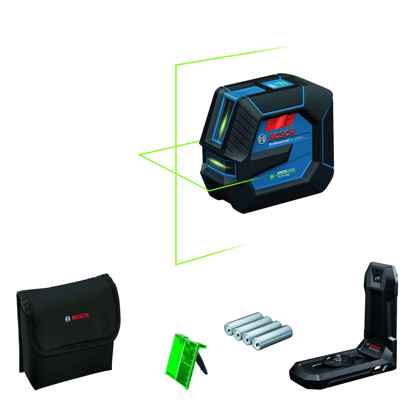 Bosch Professional Linienlaser GLL 20-22 G Solo Bosch Professional Linienlaser GLL 20-22 G Solo