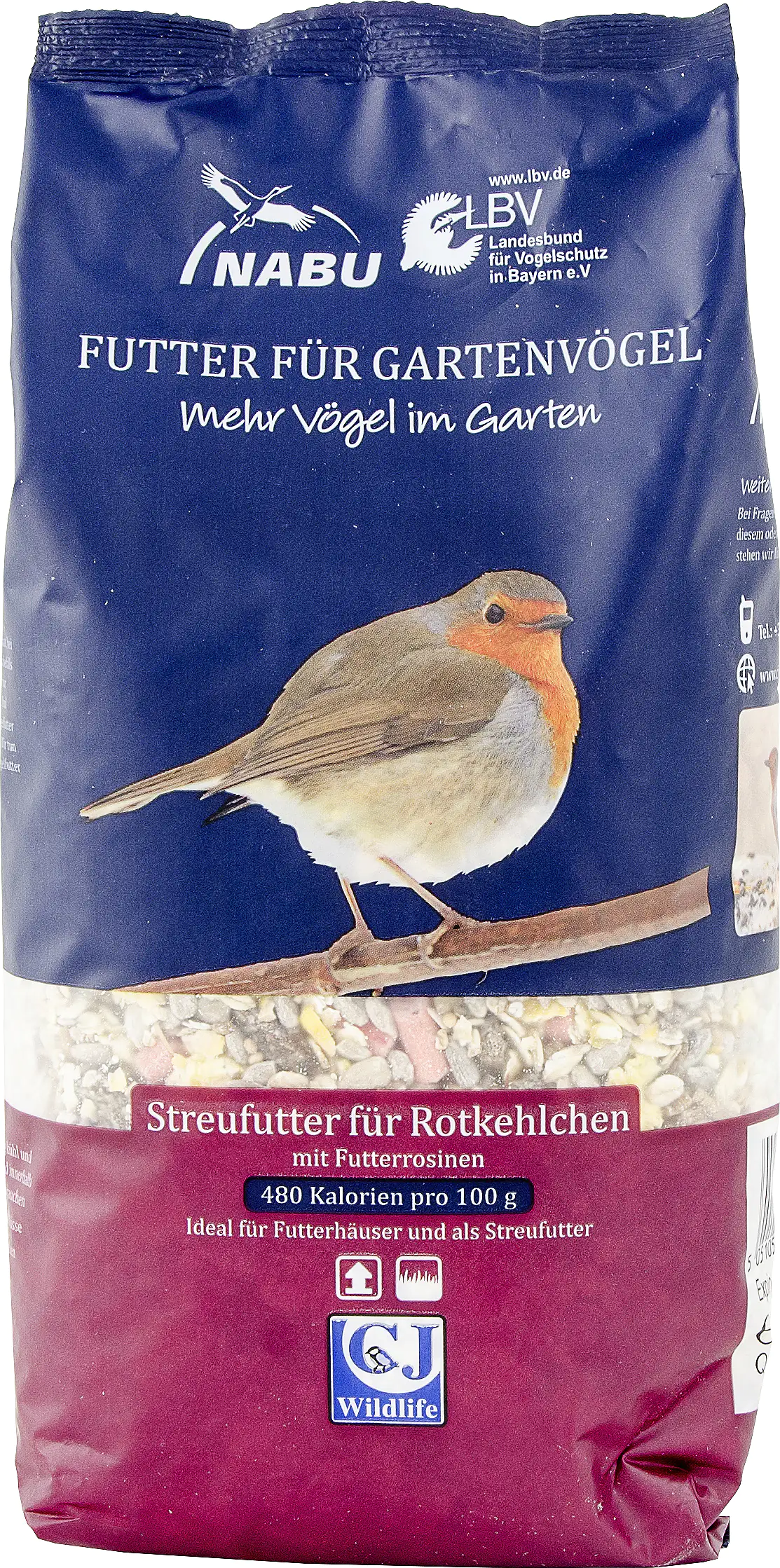 Streufutter für Rotkehlchen 1 kg