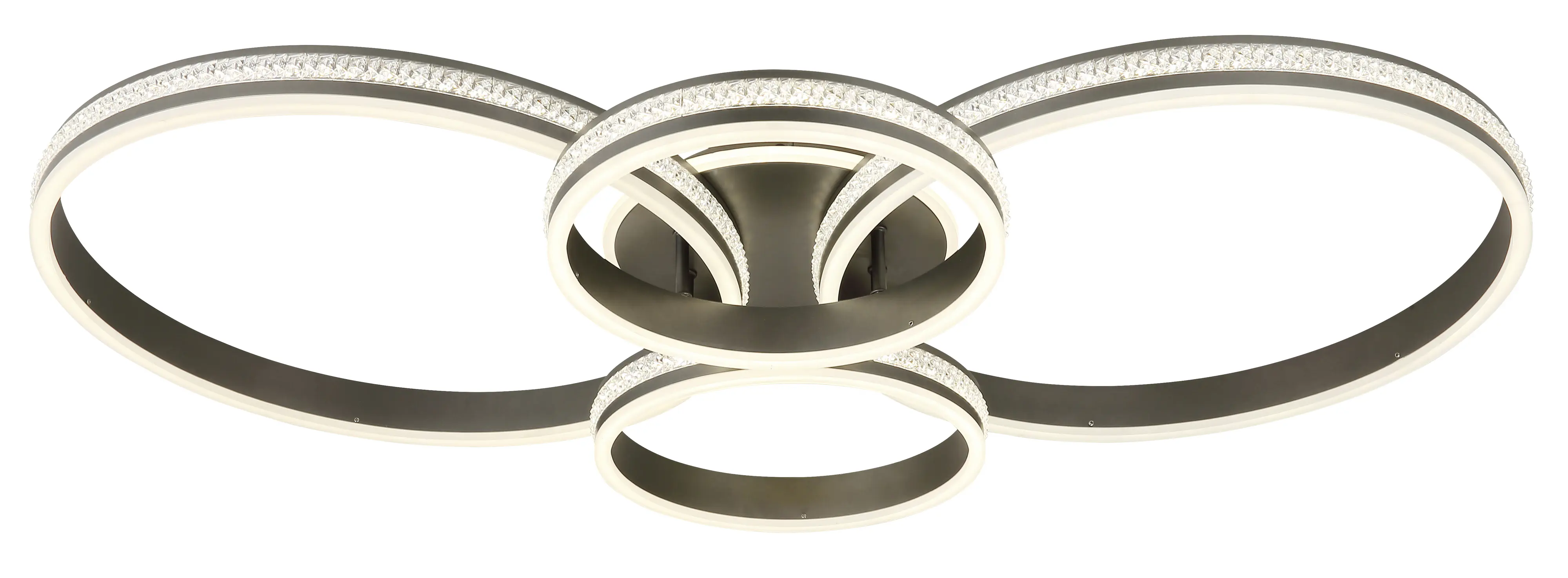 Globo Deckenleuchte Grouni 106 x 60 cm L x B titan matt